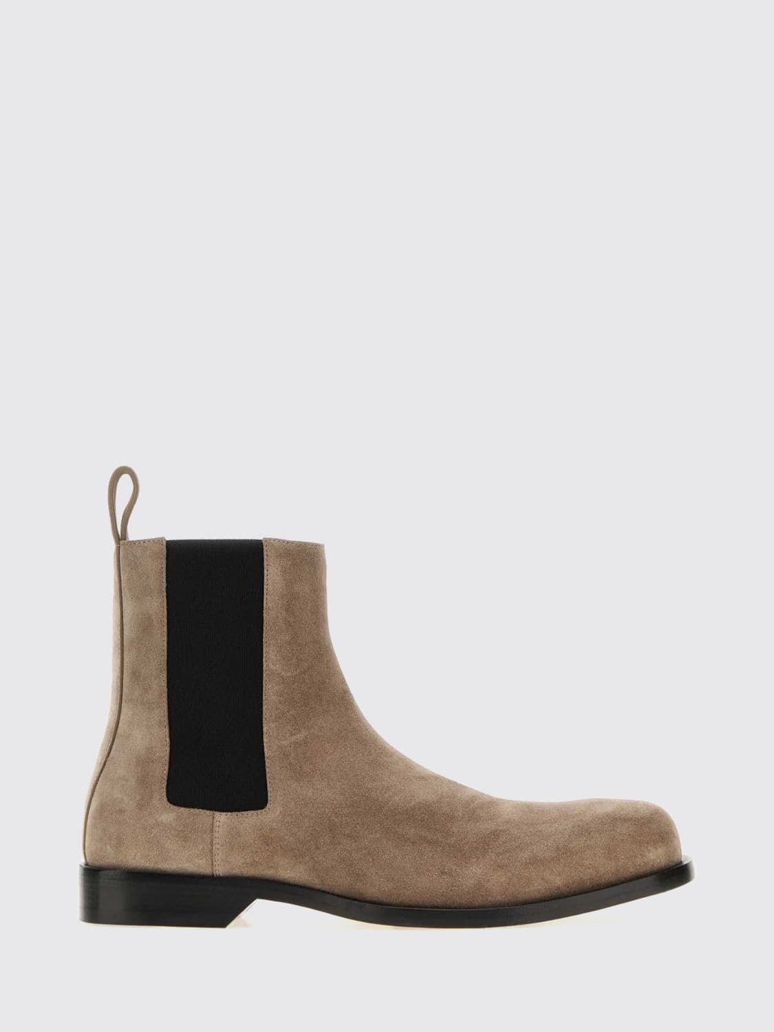 Loewe Bobine Chelsea Boots in Suede Calfskin with Round Toe