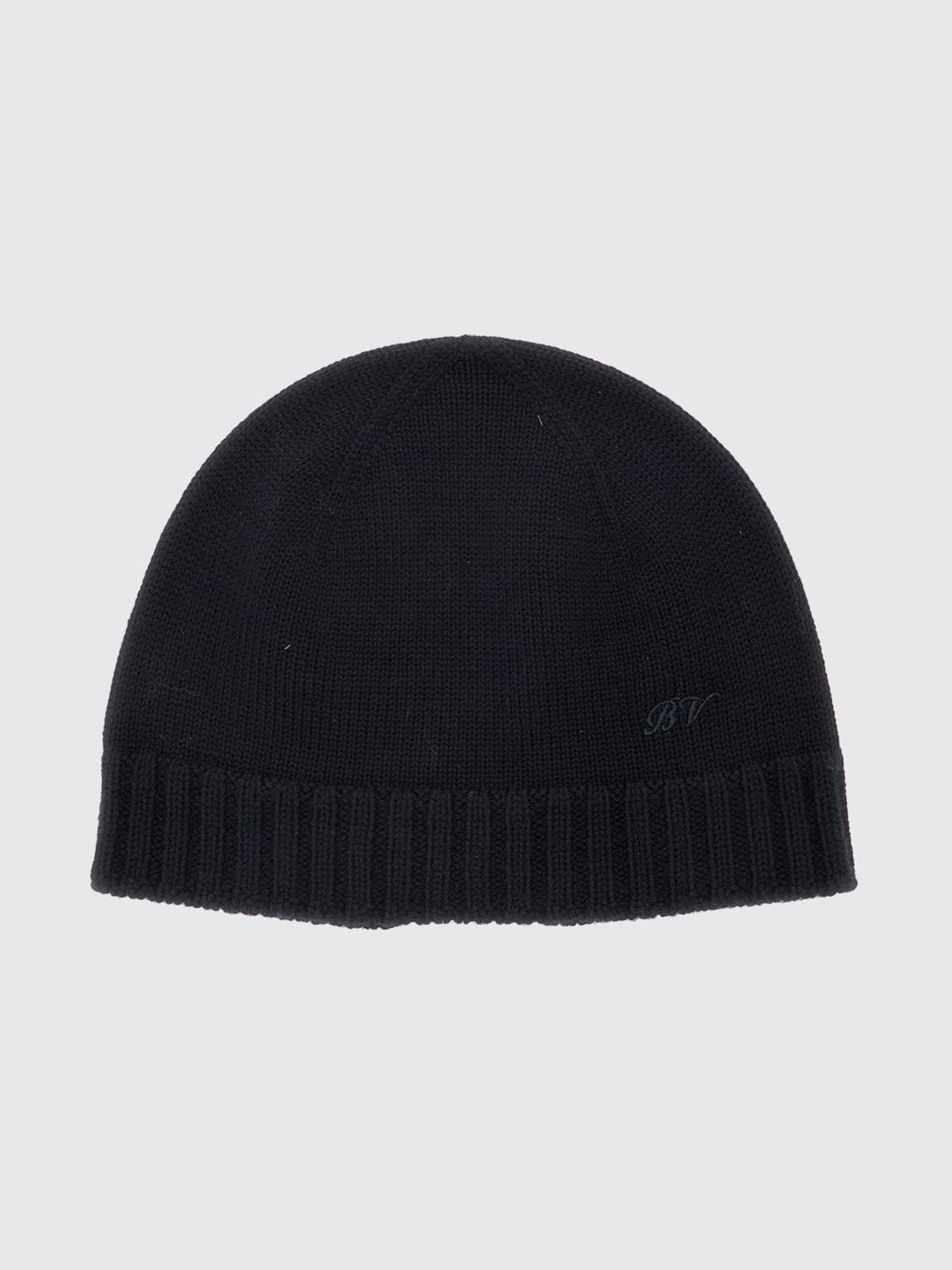 Bottega Veneta Ribbed Wool Beanie Hat with a Classic Cuffed Design