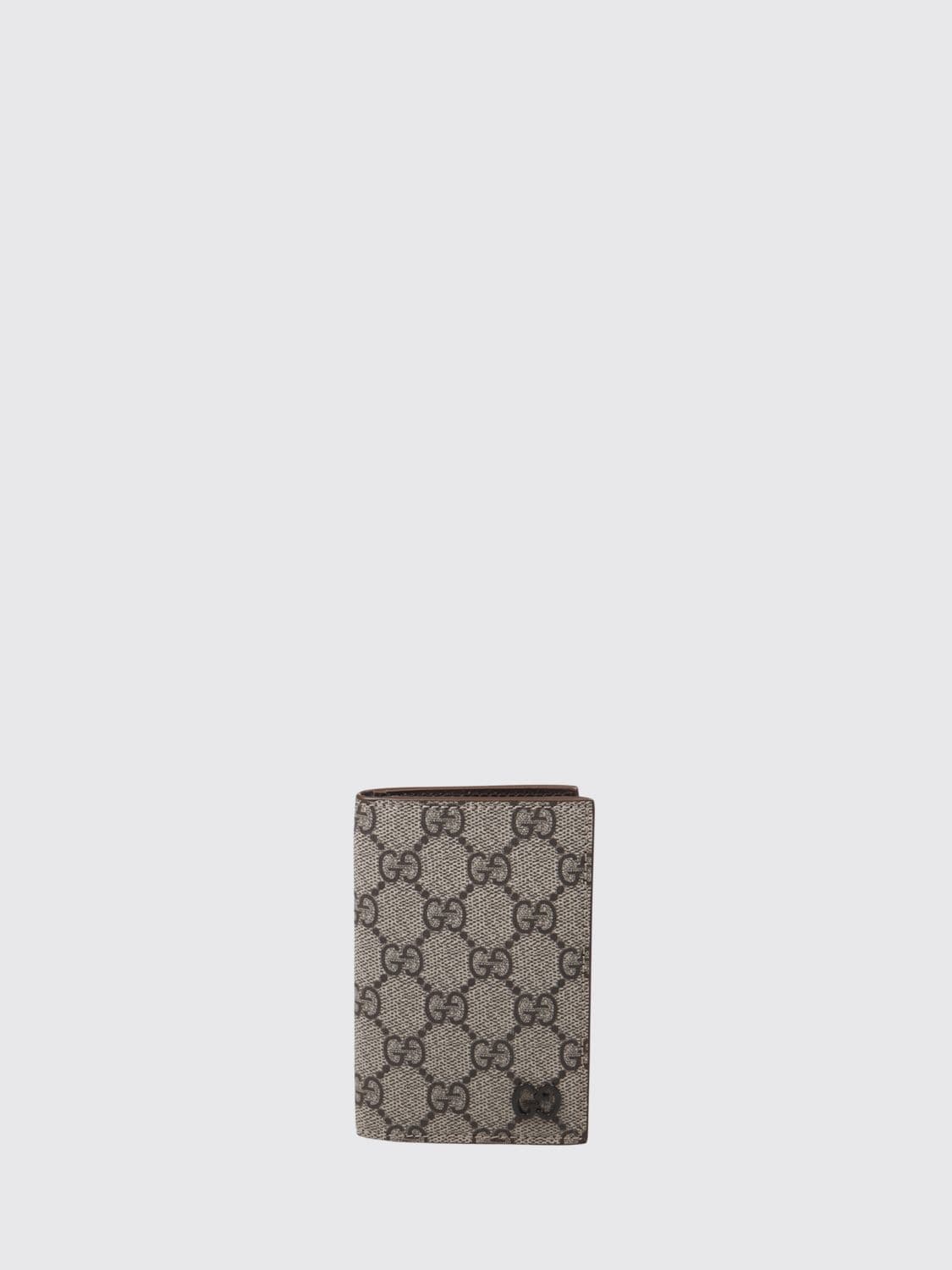 Gucci Bifold Card Holder in GG Supreme Canvas with Leather Details