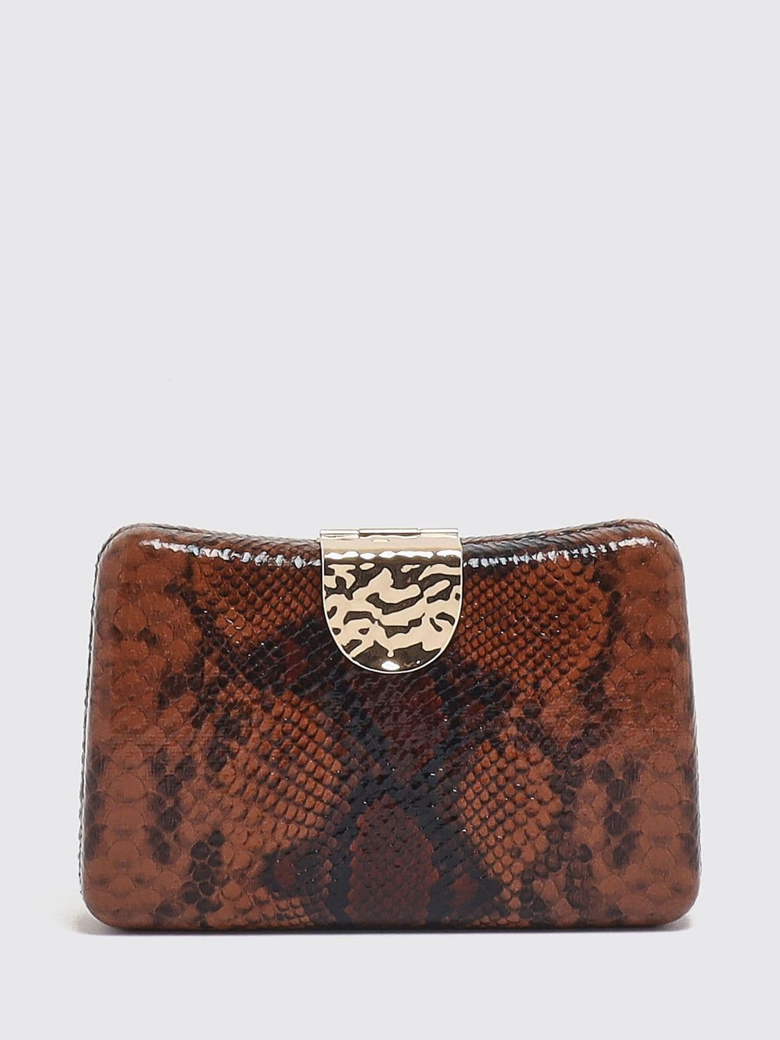 Twenty Fourhaitch Clutch Woman color Natural