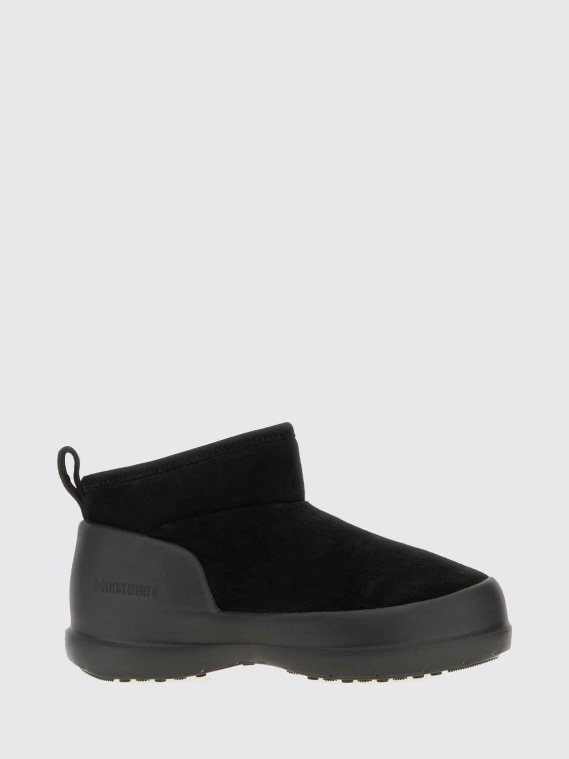 Moon Boot Mezzaluna Suede Snow Boots with Shearling Lining