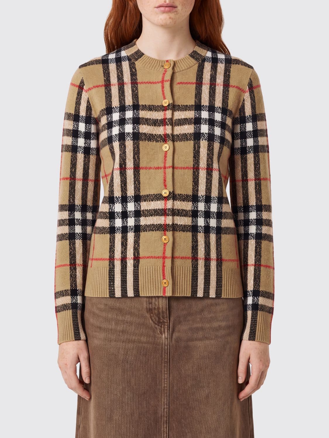 Burberry Sweater Woman color Brown