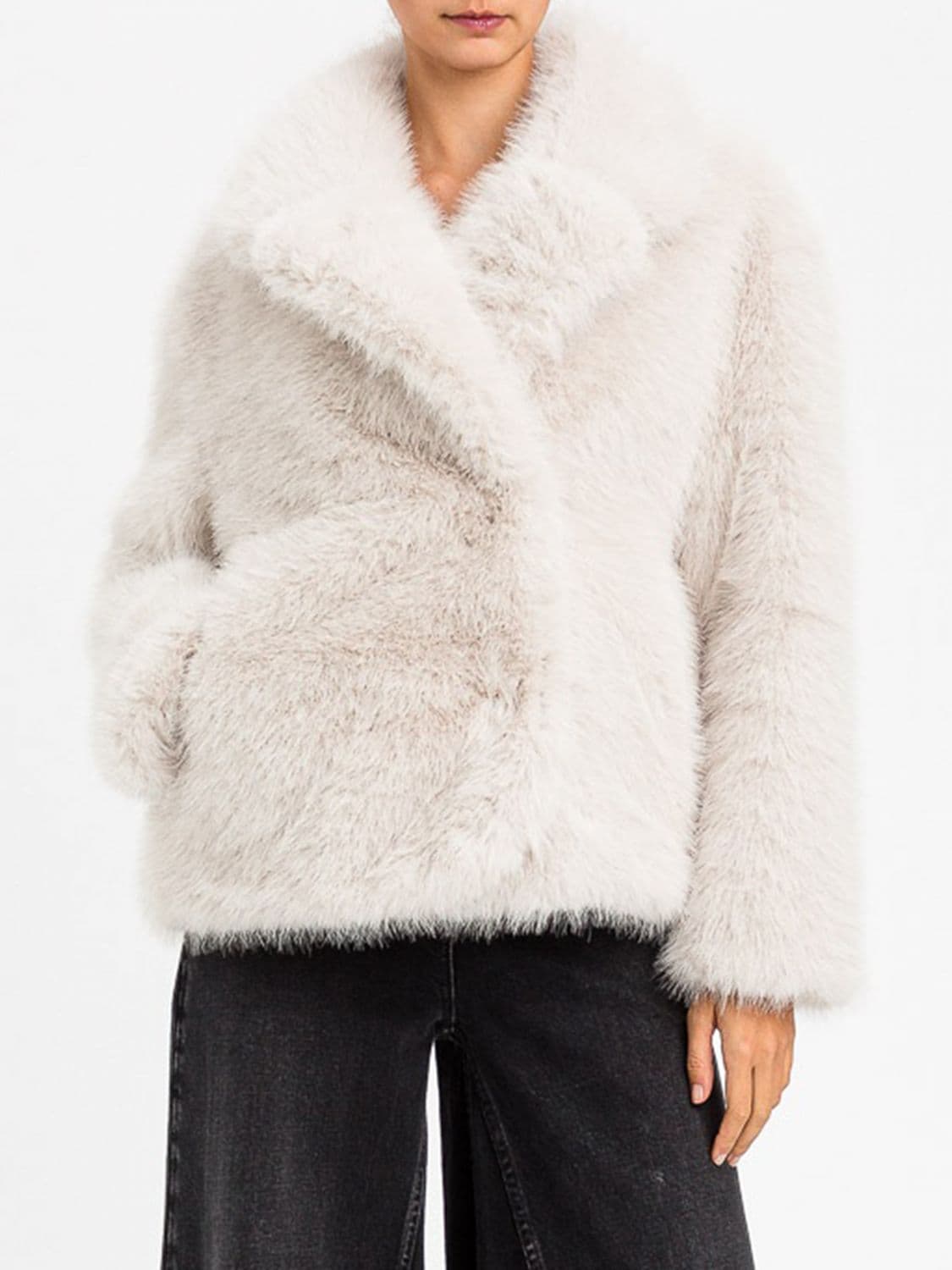 Actitude Twinset Fur Coat Woman color Grey