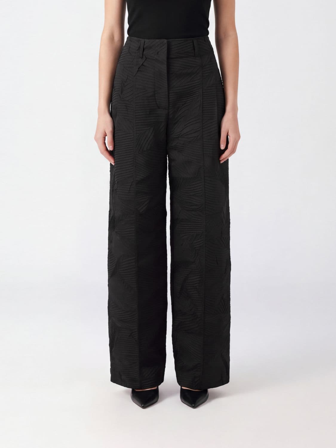 Ulla Johnson Carine High-Waisted Tailored Crêpe Trousers
