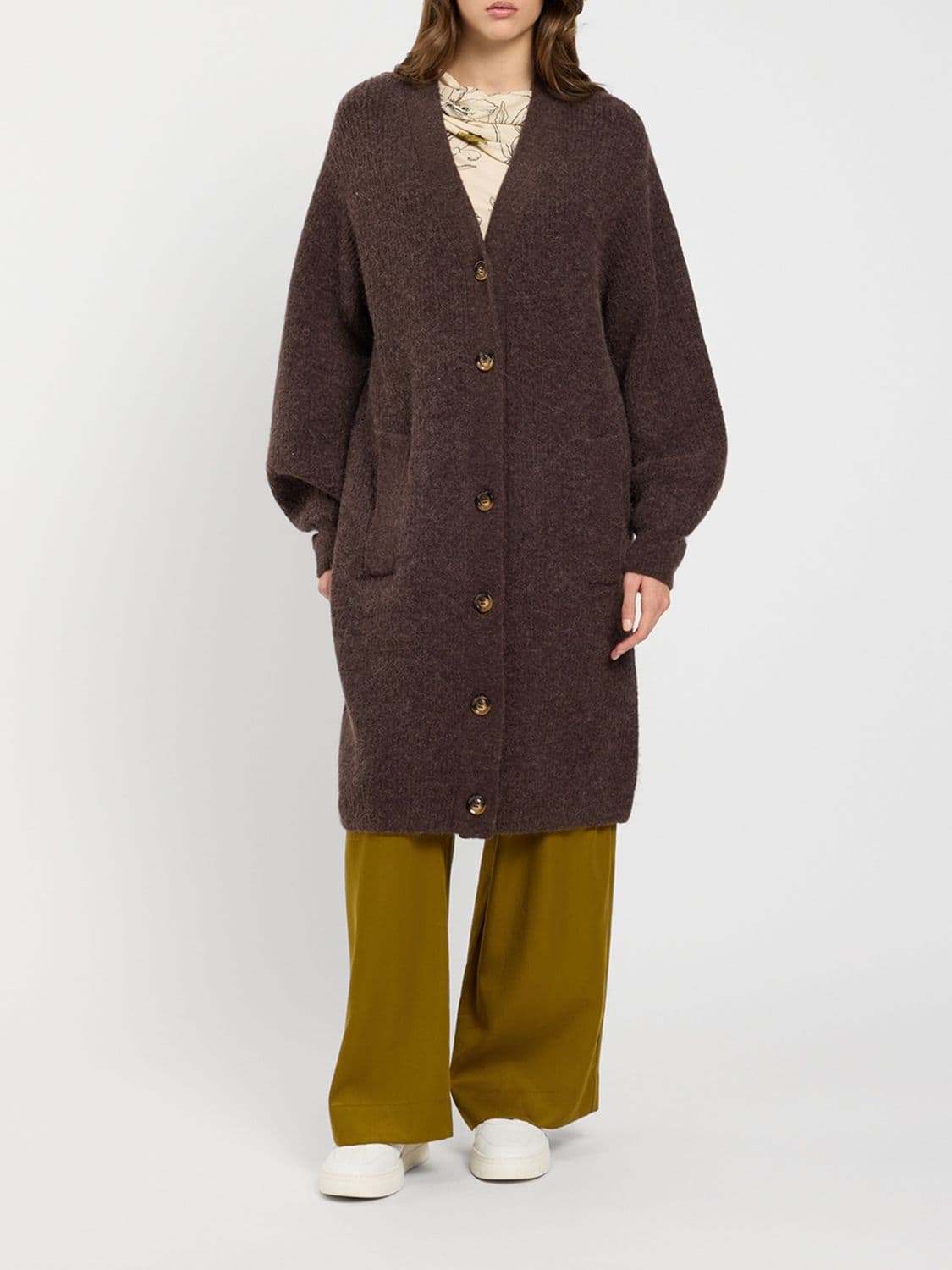 Twinset U & b Coat Woman color Brown