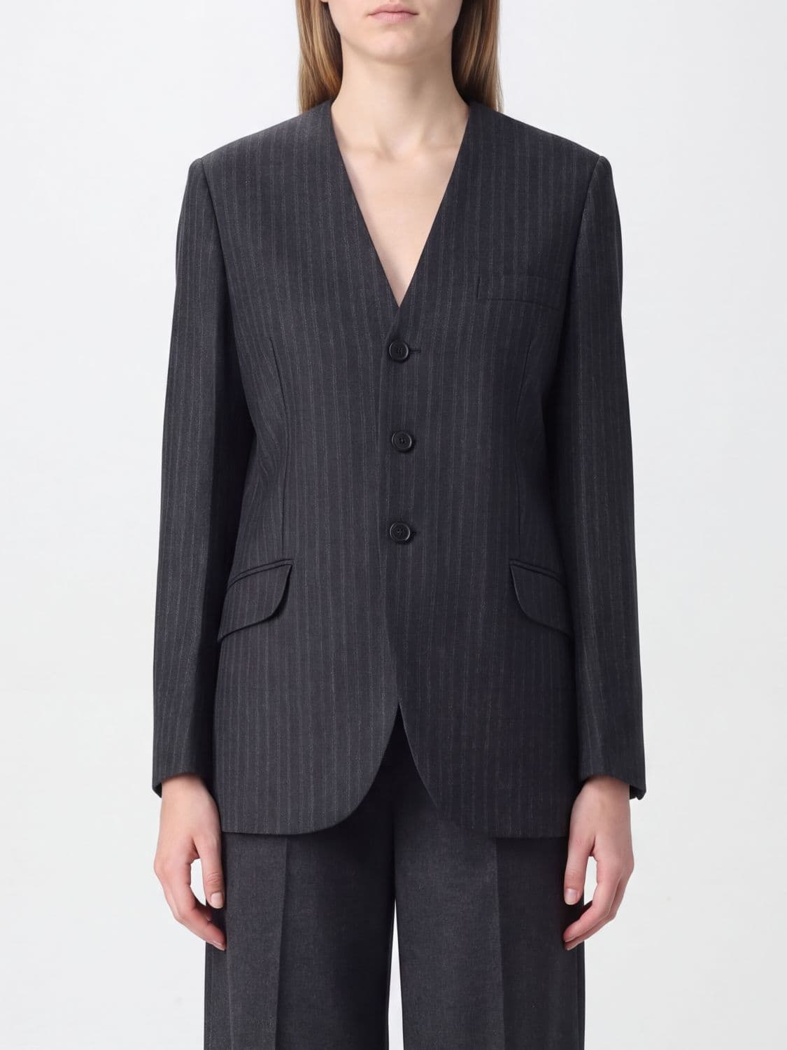Jil Sander Jacket Woman color Navy
