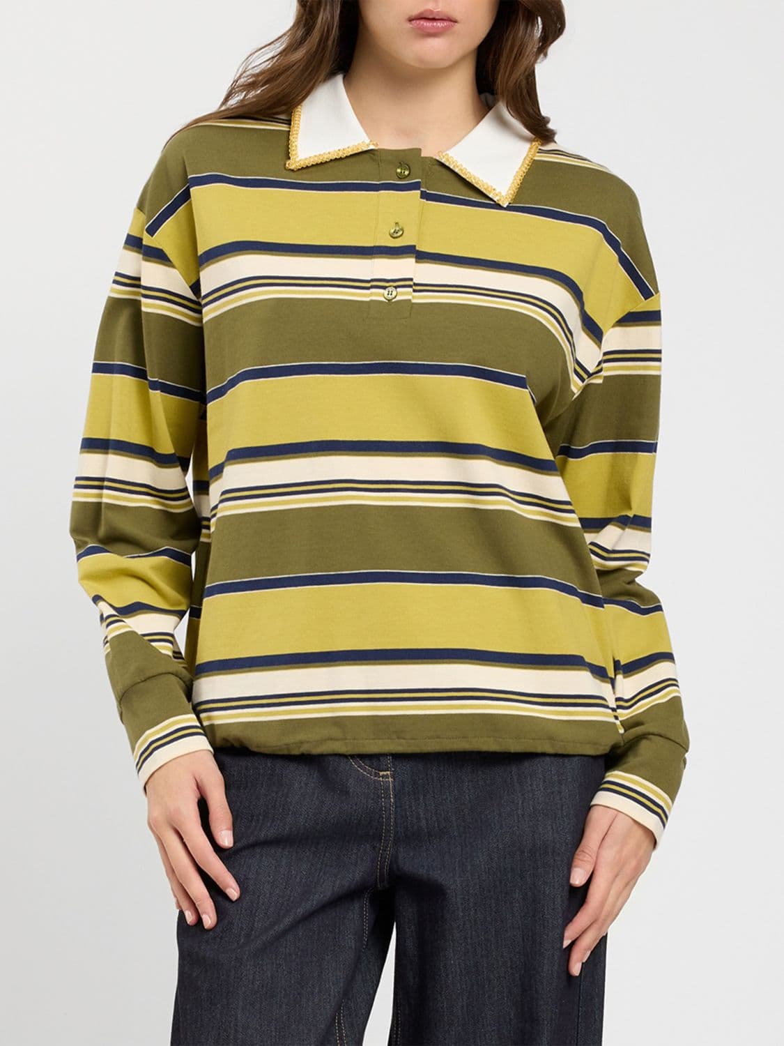 Twinset U & b Polo Shirt Woman color Striped