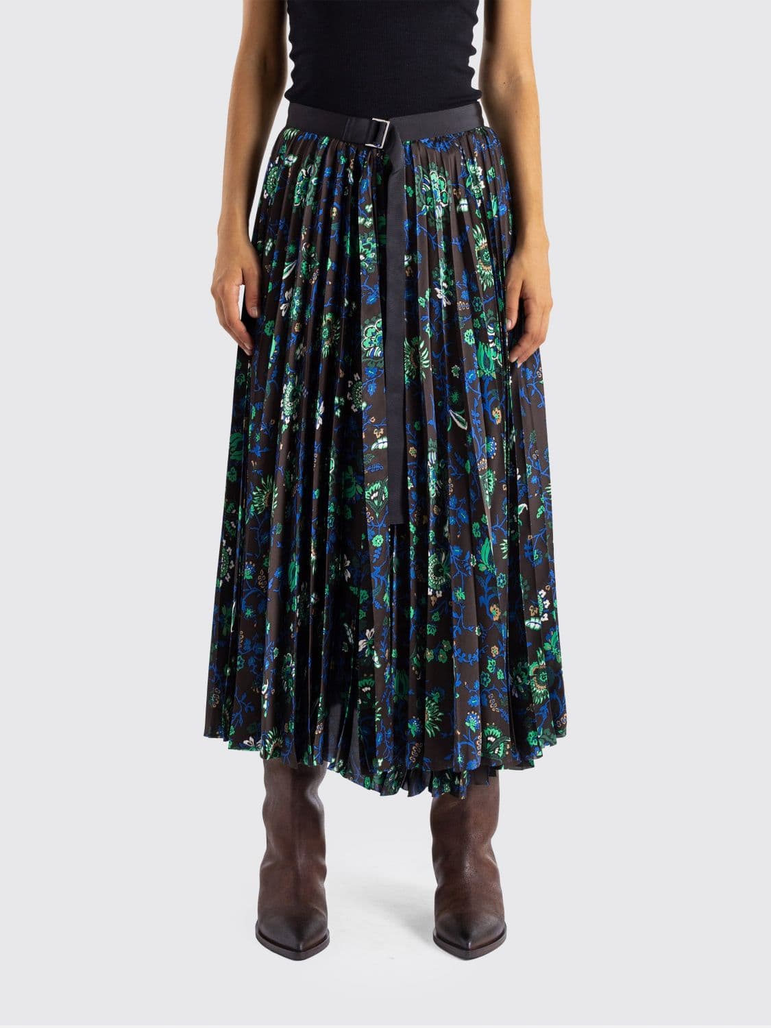 Sacai Skirt Woman color Brown