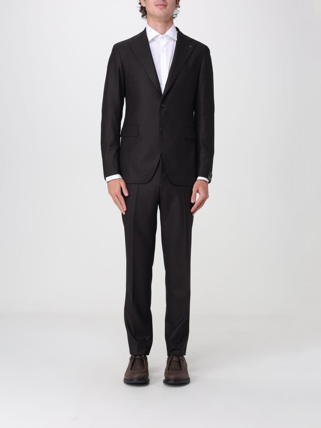 Tagliatore Suit Men color Brown
