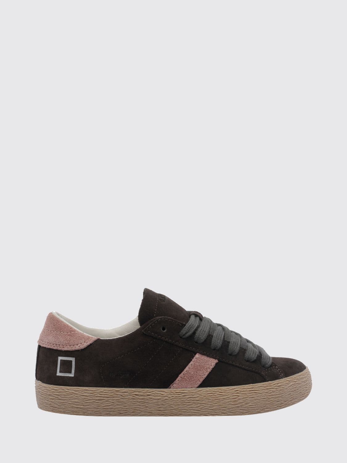 D.a.t.e. D. A.T. E. Hill Suede Low-Top Trainers with Terry Cloth Lining and Logo
