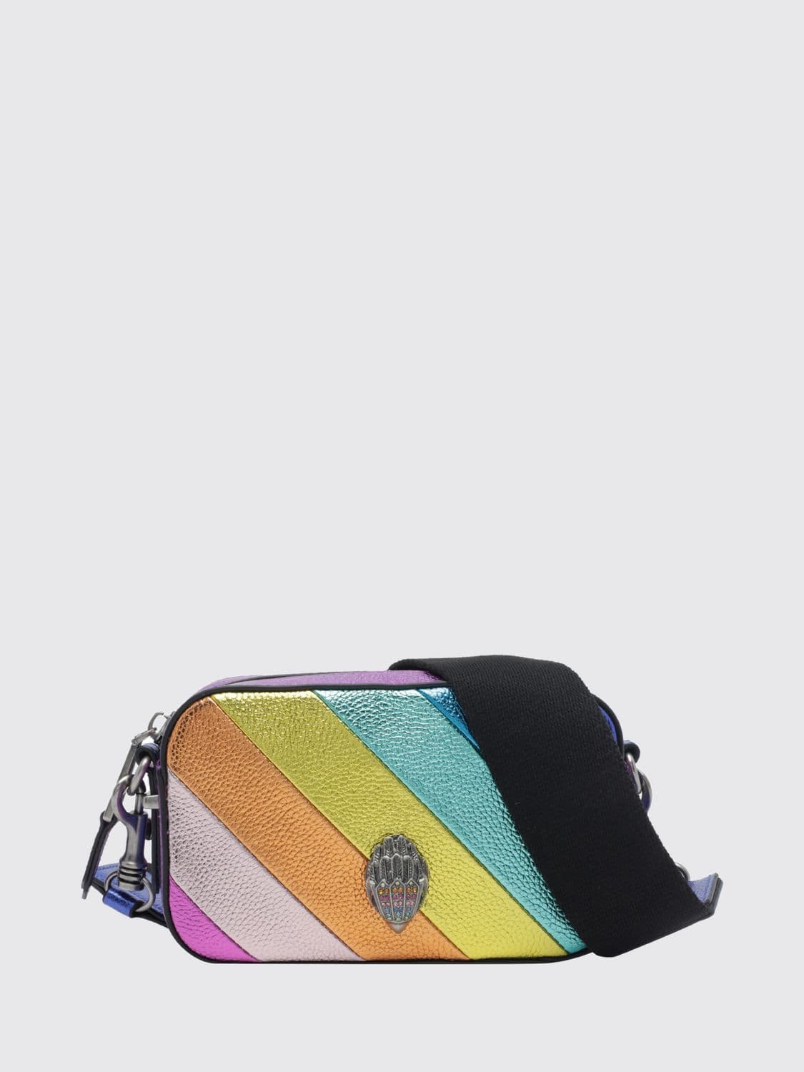 Kurt Geiger London Kensington Multicolour Striped Leather Mini Camera Bag