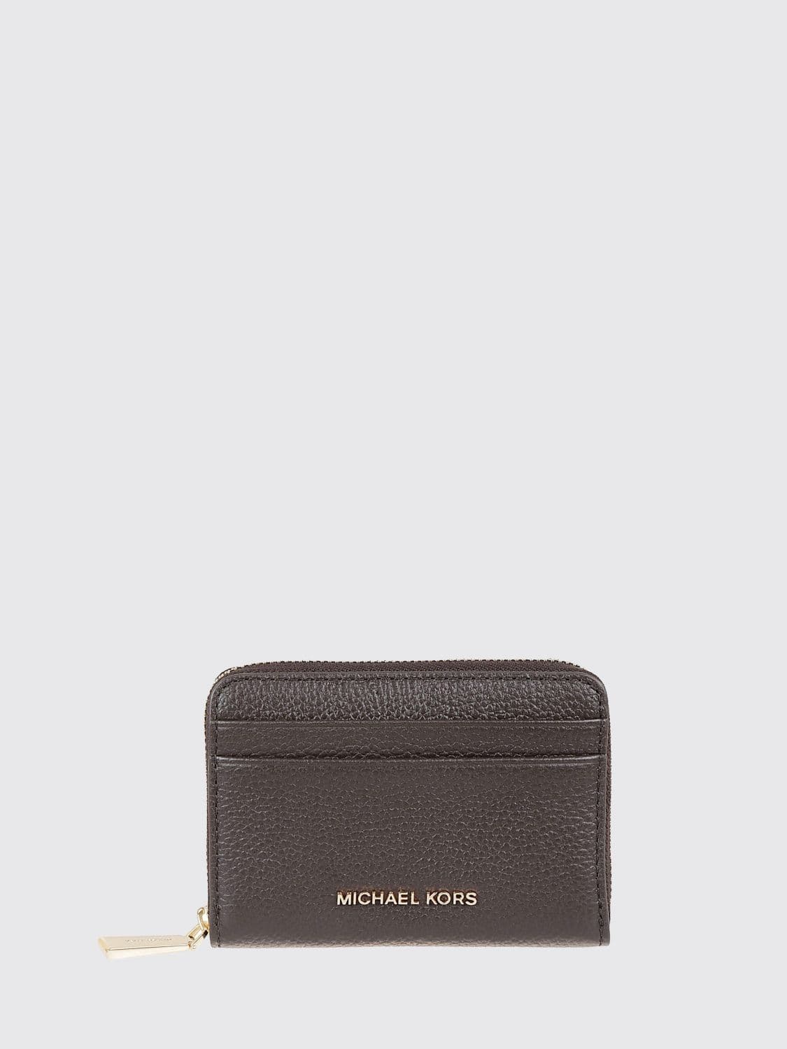 Michael Kors Jet Set Continental Zip-Around Wallet in Pebbled Leather