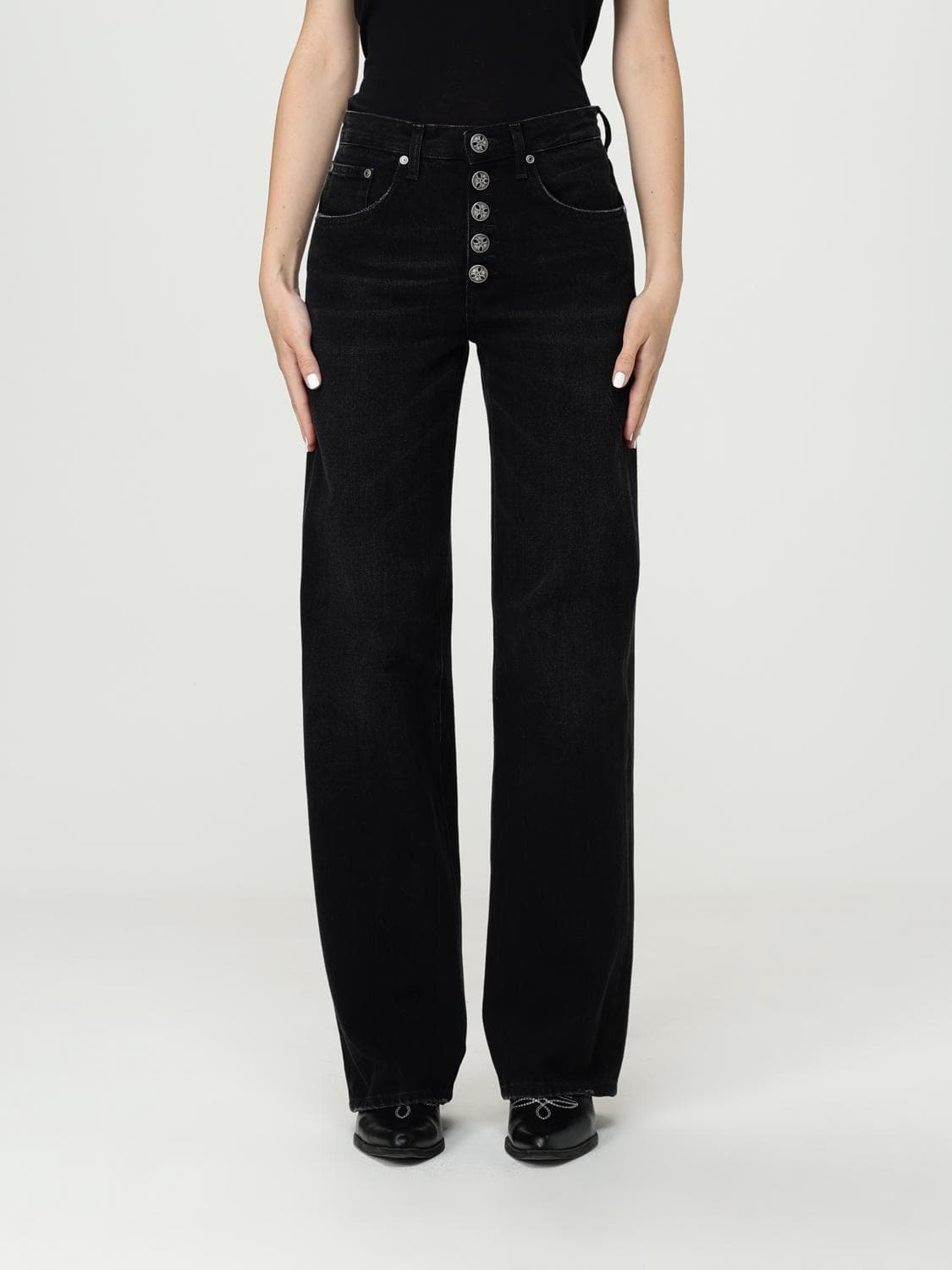 Dondup Jeans Woman color Black