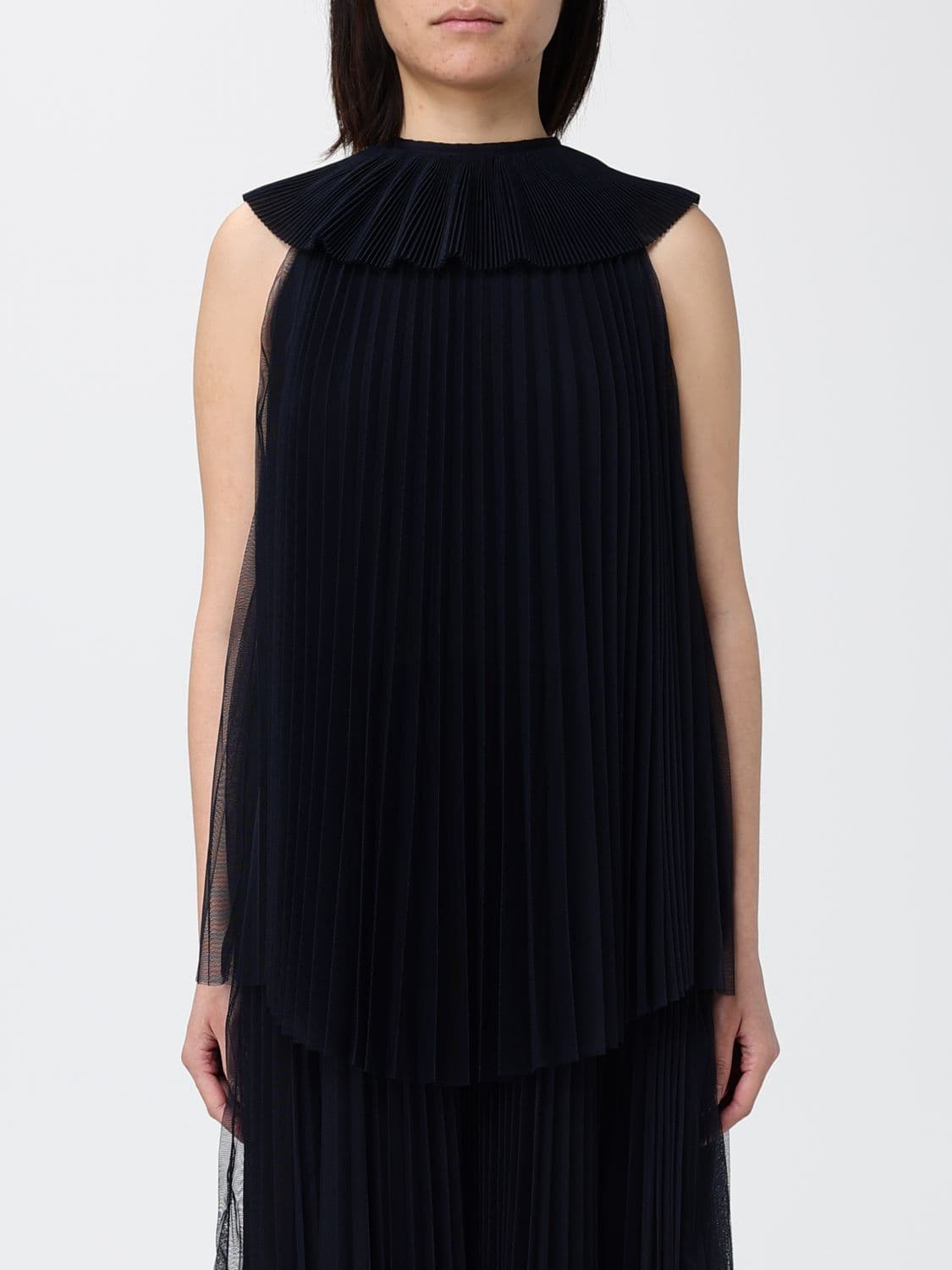 Fabiana Filippi Pleated Tulle Dress