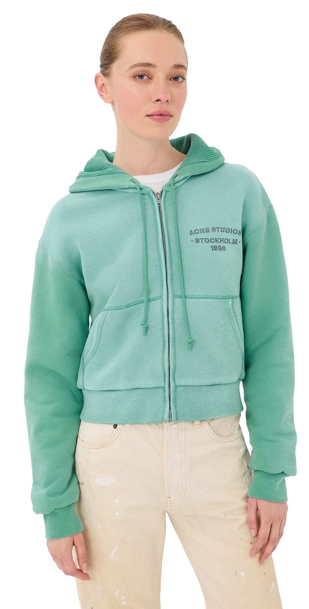 Acne Studios Hooded Sweatshirt Mint Green