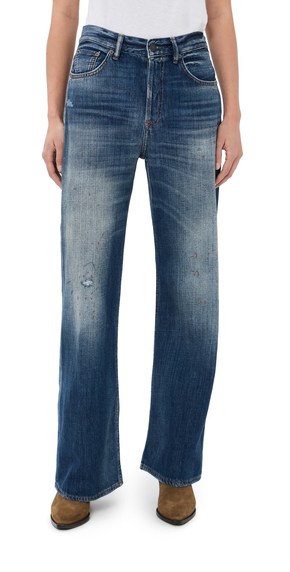 Acne Studios 2021 Regular Fit Jeans Mid Blue