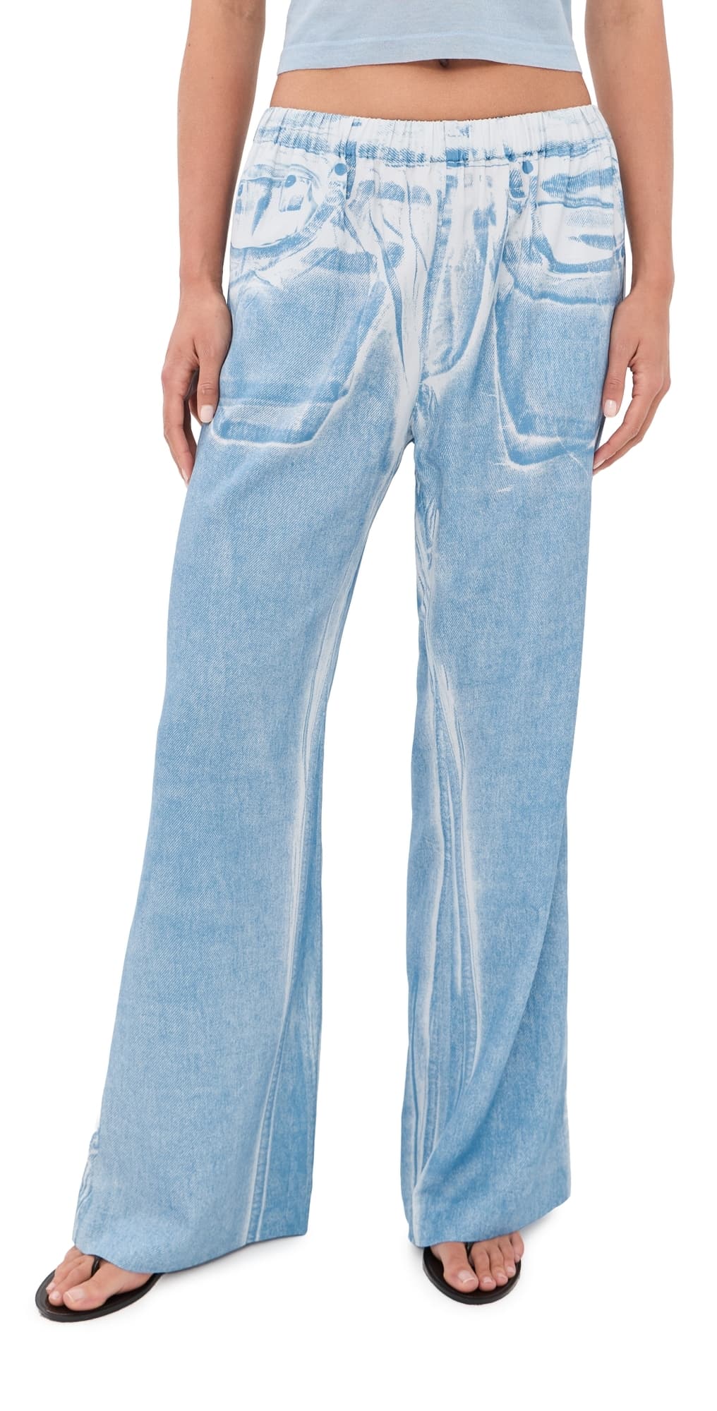Acne Studios Twill Trousers Light Blue