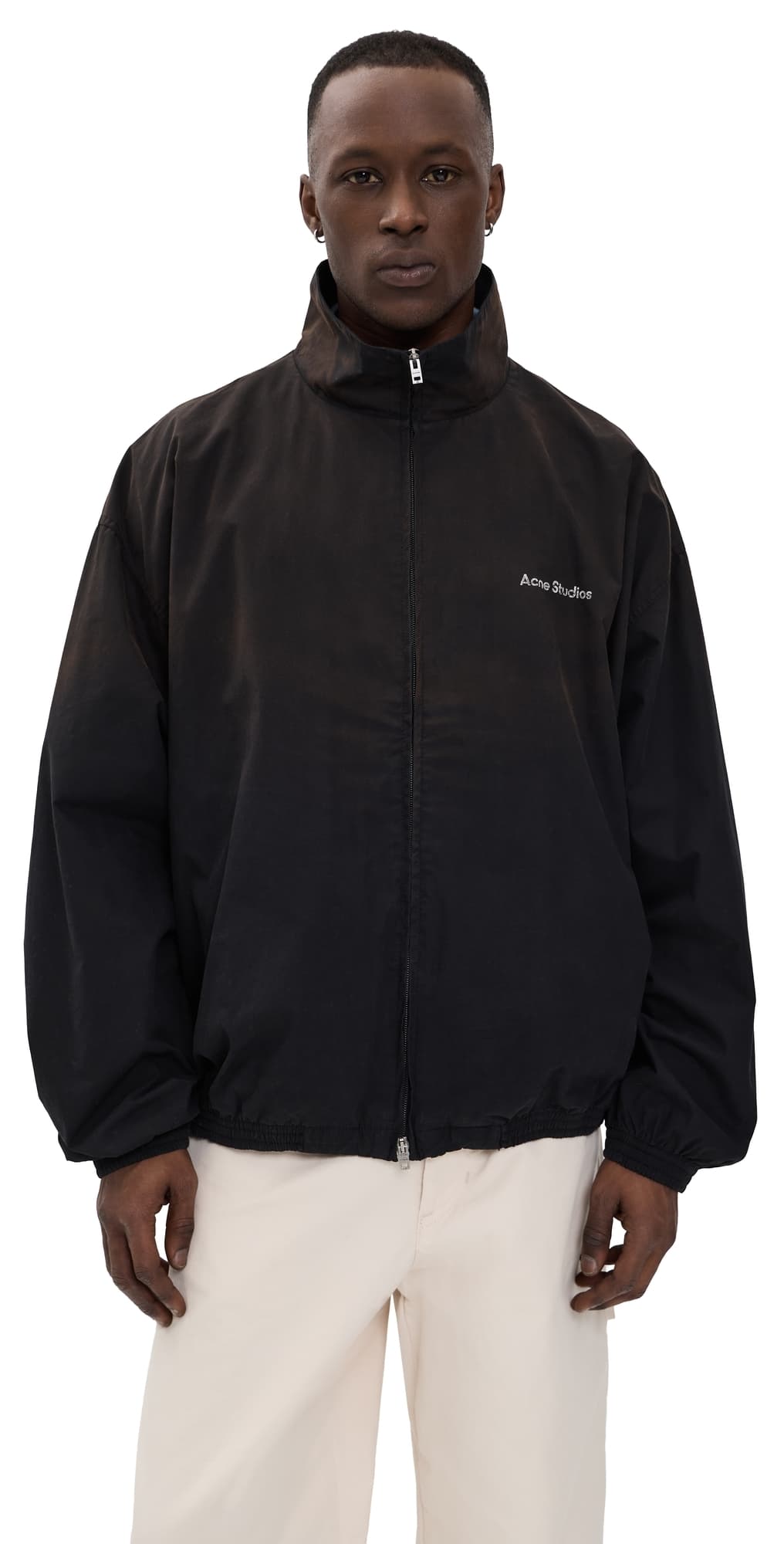 Acne Studios Olando Soft Cotton Poplin Jacket Black
