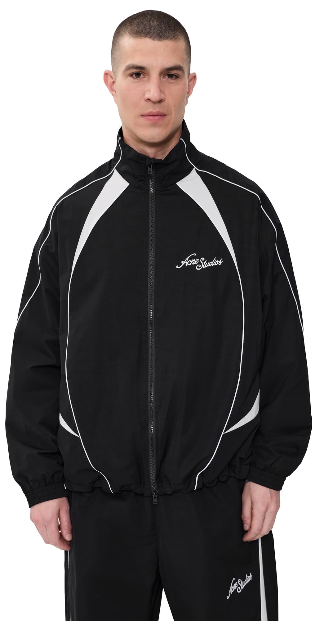 Acne Studios Ofit Peachy Technical Blend Jacket Black