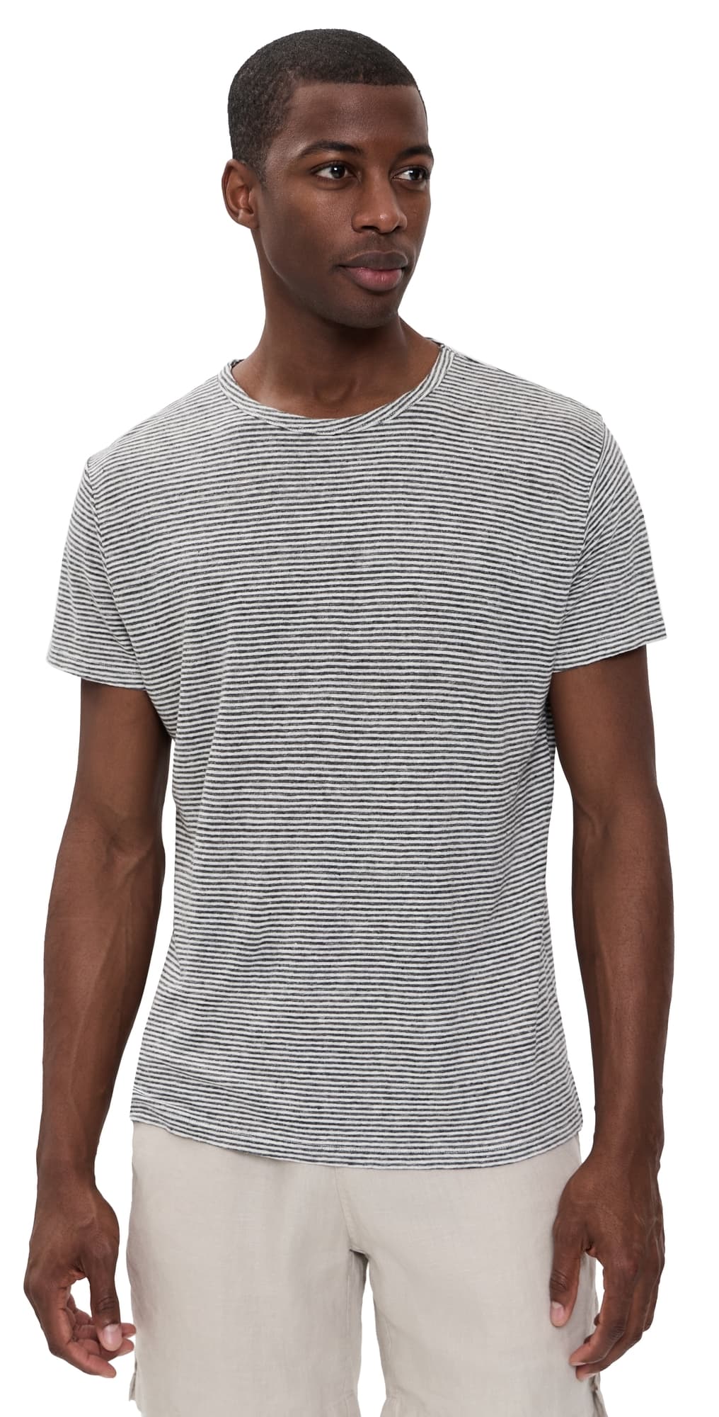 Alex Crane Linen Sun Tee Lines