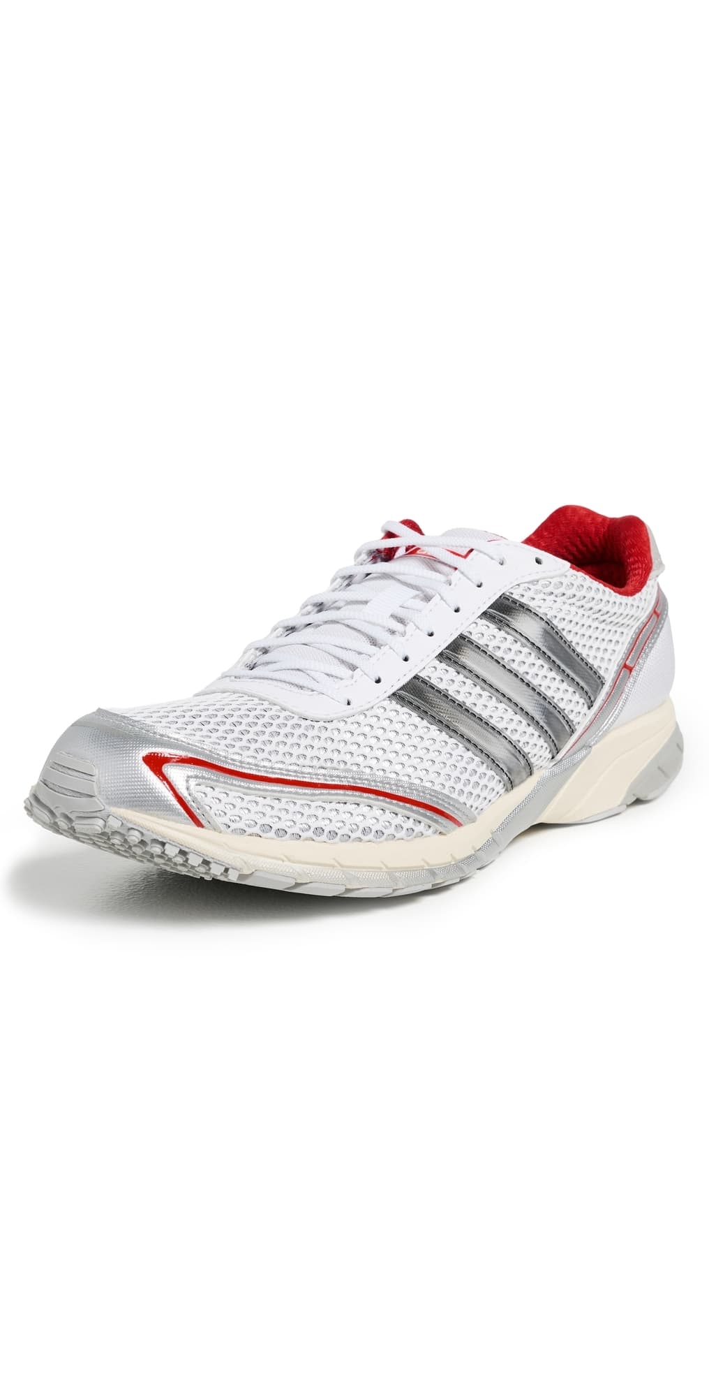adidas Adizero Adios OG Sneakers Silver Met/Core Black/Scarlet
