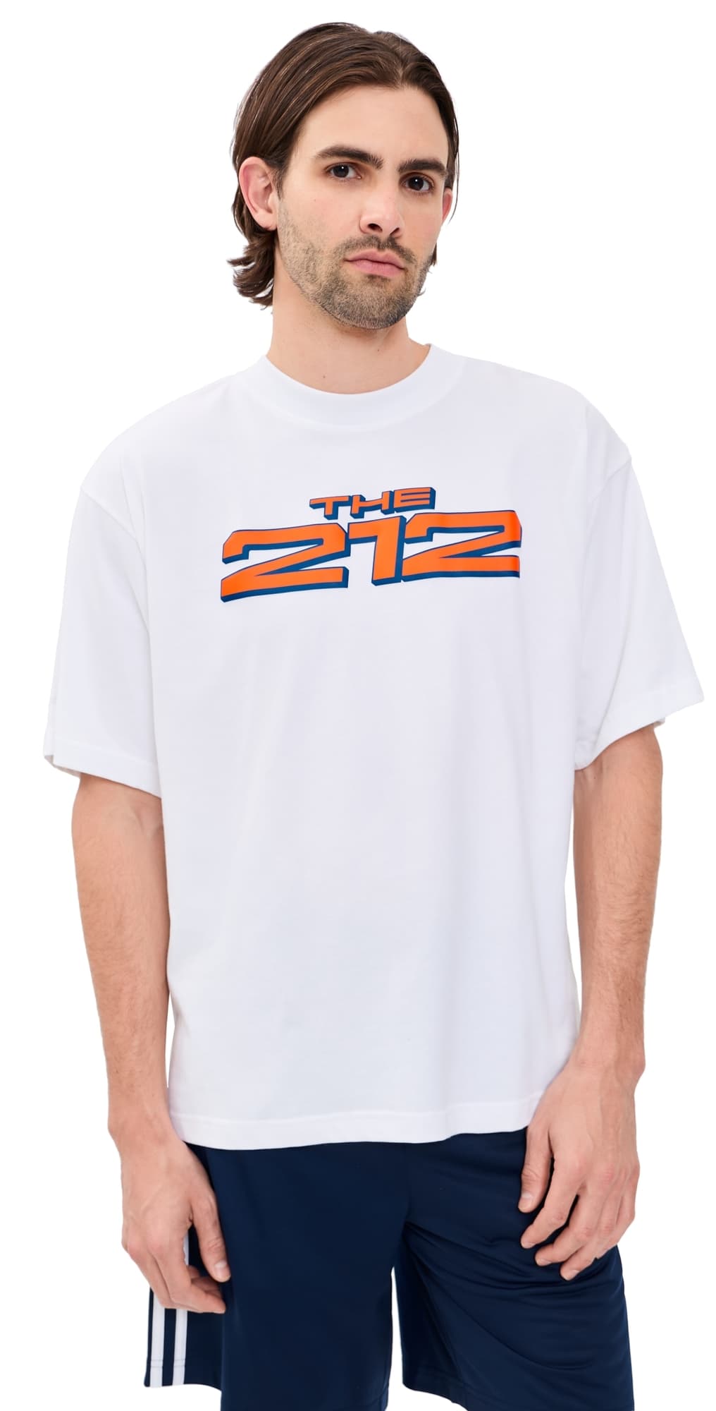 adidas NY City Tee White/Collegiate Royal