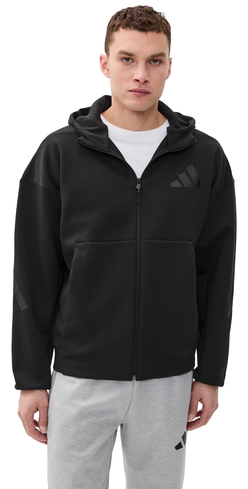 adidas Z. N.E. Full Zip Sweatshirt Black