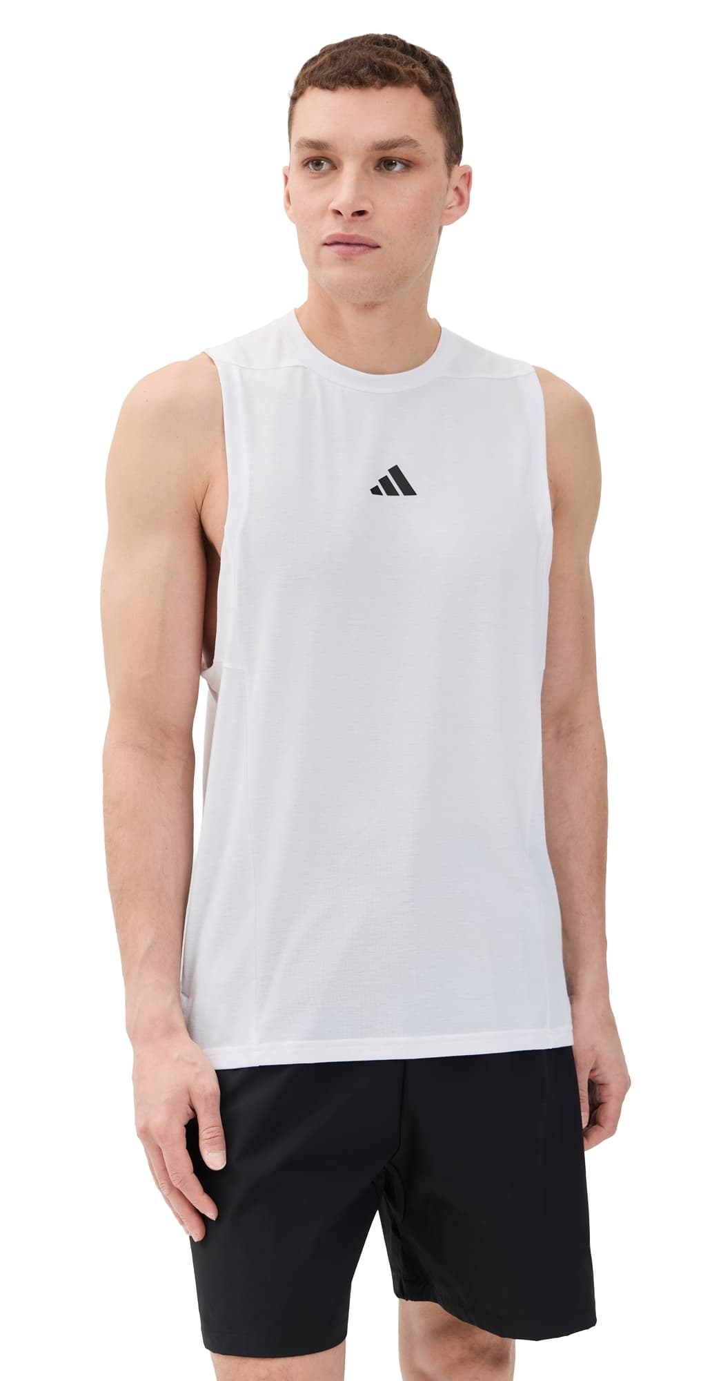 adidas D4T Workout Tank White