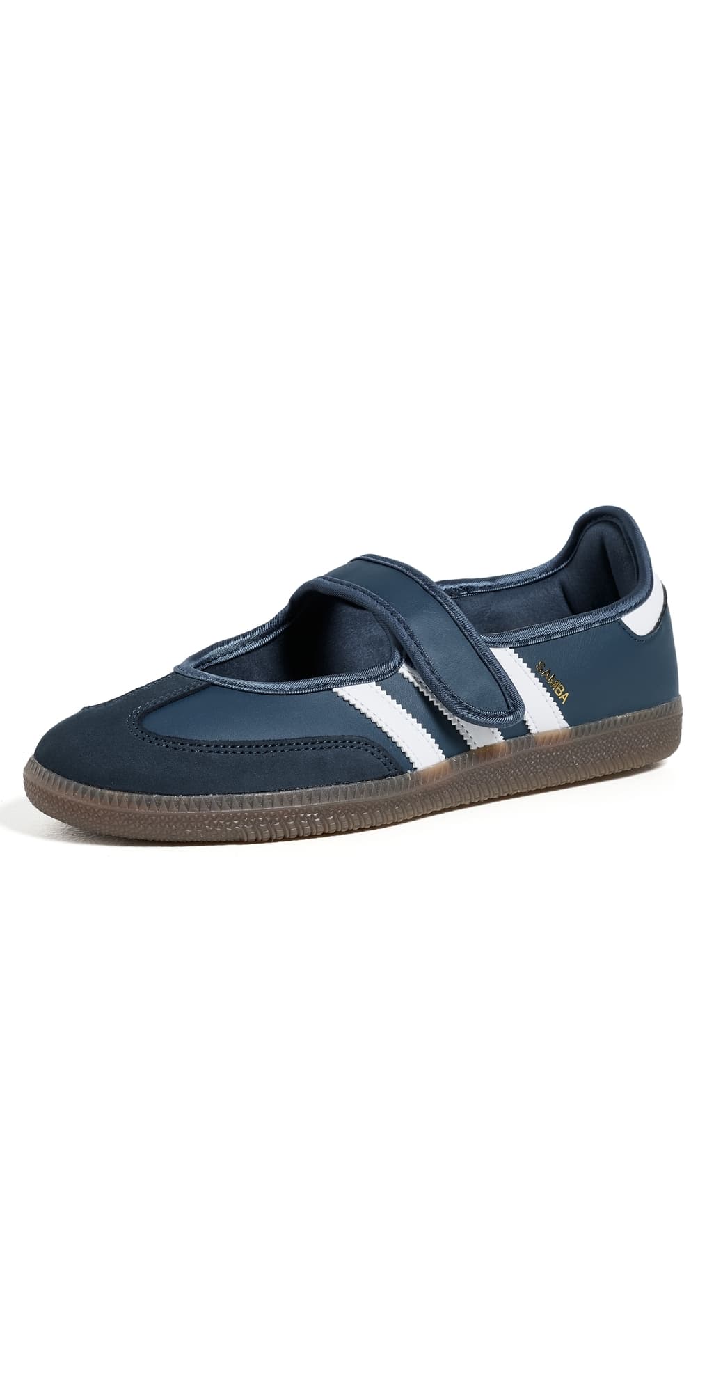 adidas Samba Jane Shoes Crew Navy/Ftwr White/Gold Met