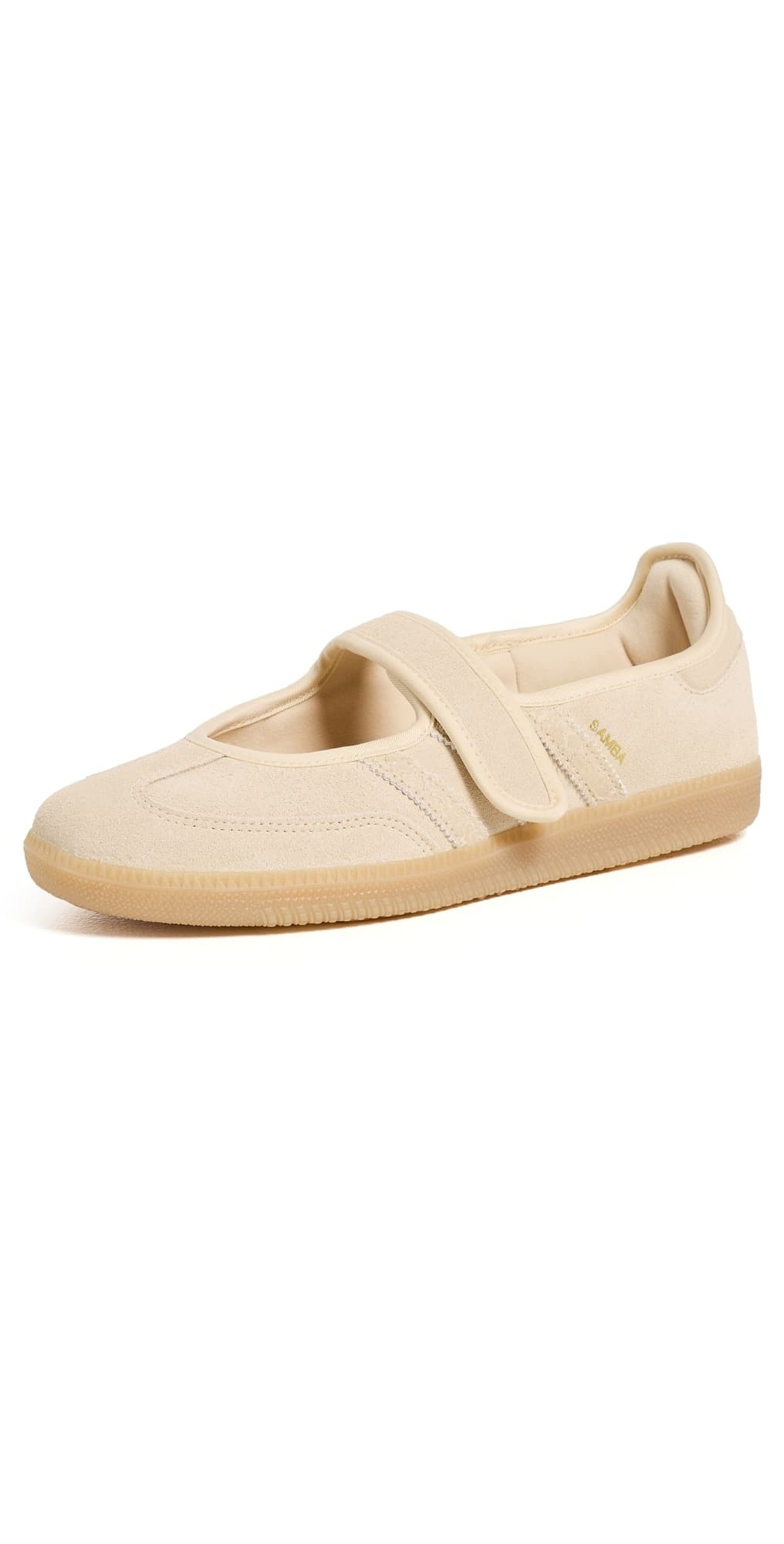 adidas Samba Jane Shoes Sand Strata/Gold Metallic