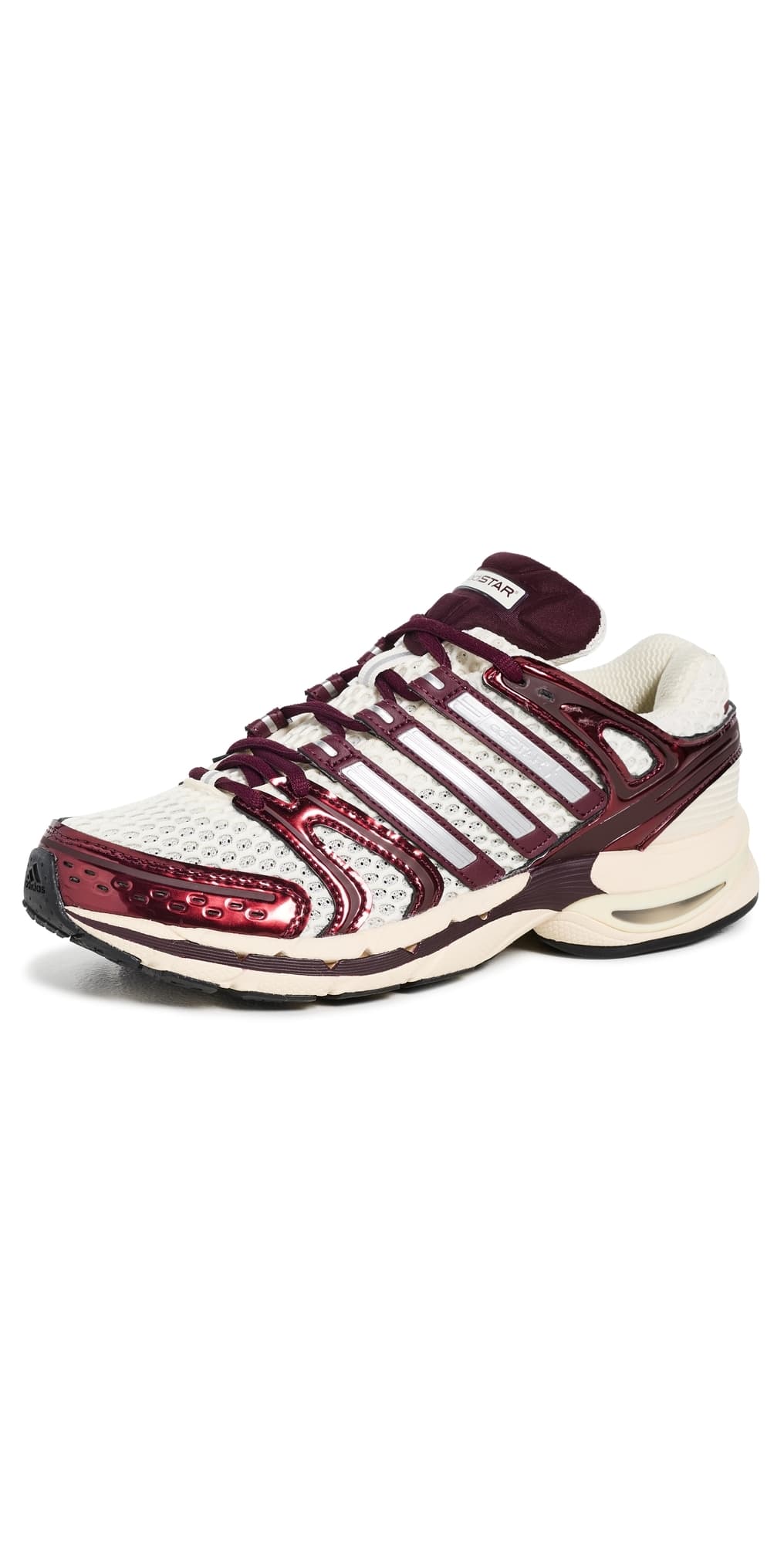 adidas Adistar Control 5 Sneakers Cream White/Silver Met/Maroon