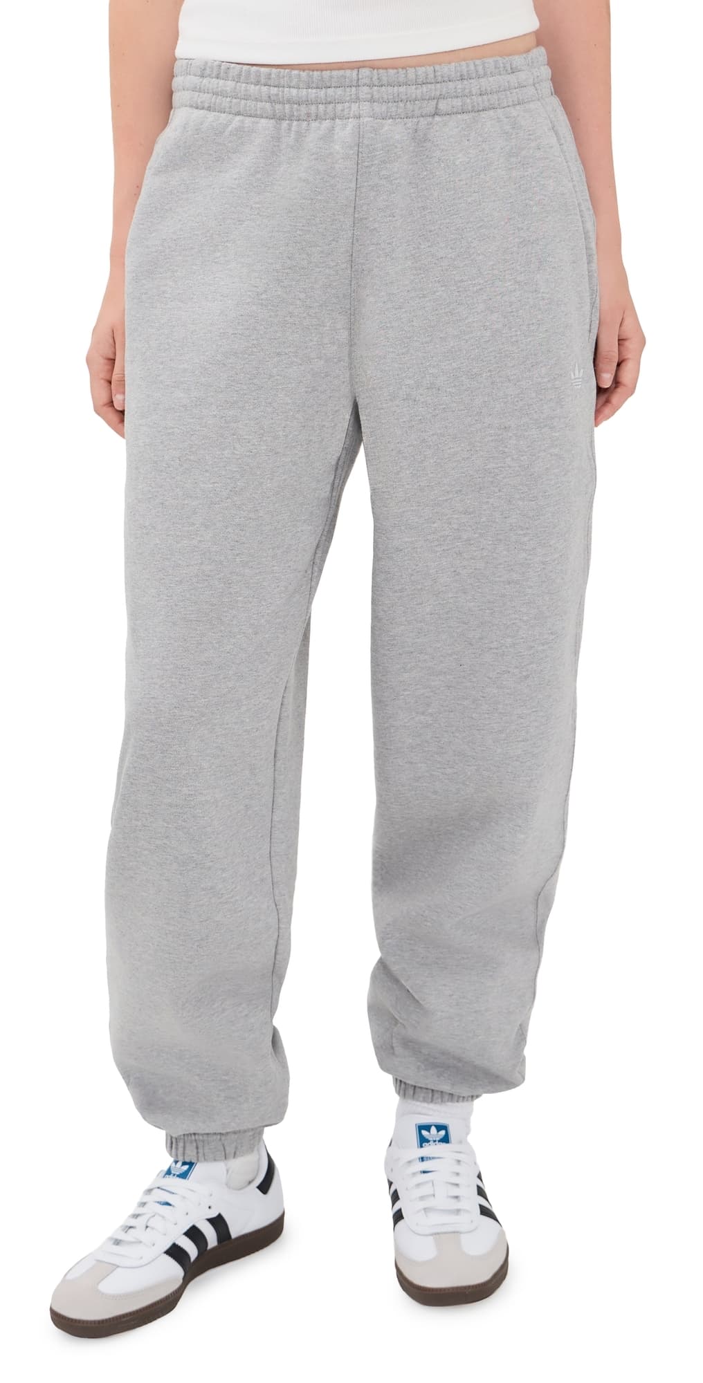 adidas Essential Fleece Joggers Medium Grey Heather