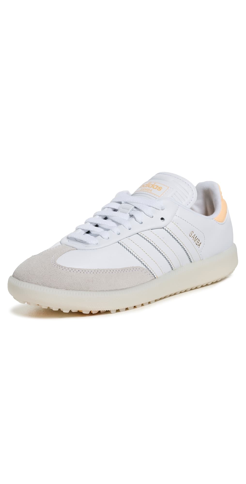 Adidas Golf Samba Spikeless Golf Shoes White/Ice Tangerine/Off White