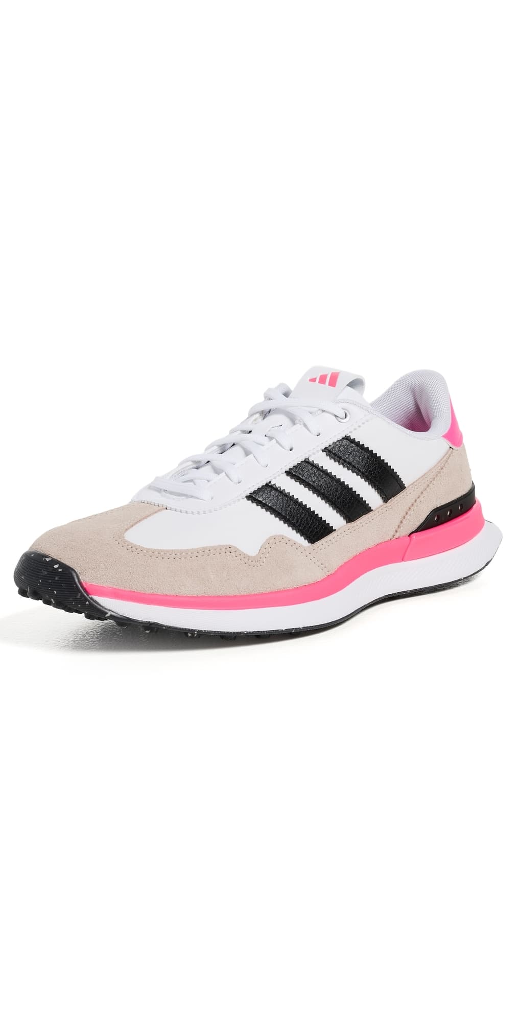 Adidas Golf S2G 26 Textile Spikeless Golf Shoes Ftwr White/Black/Lucid Pink
