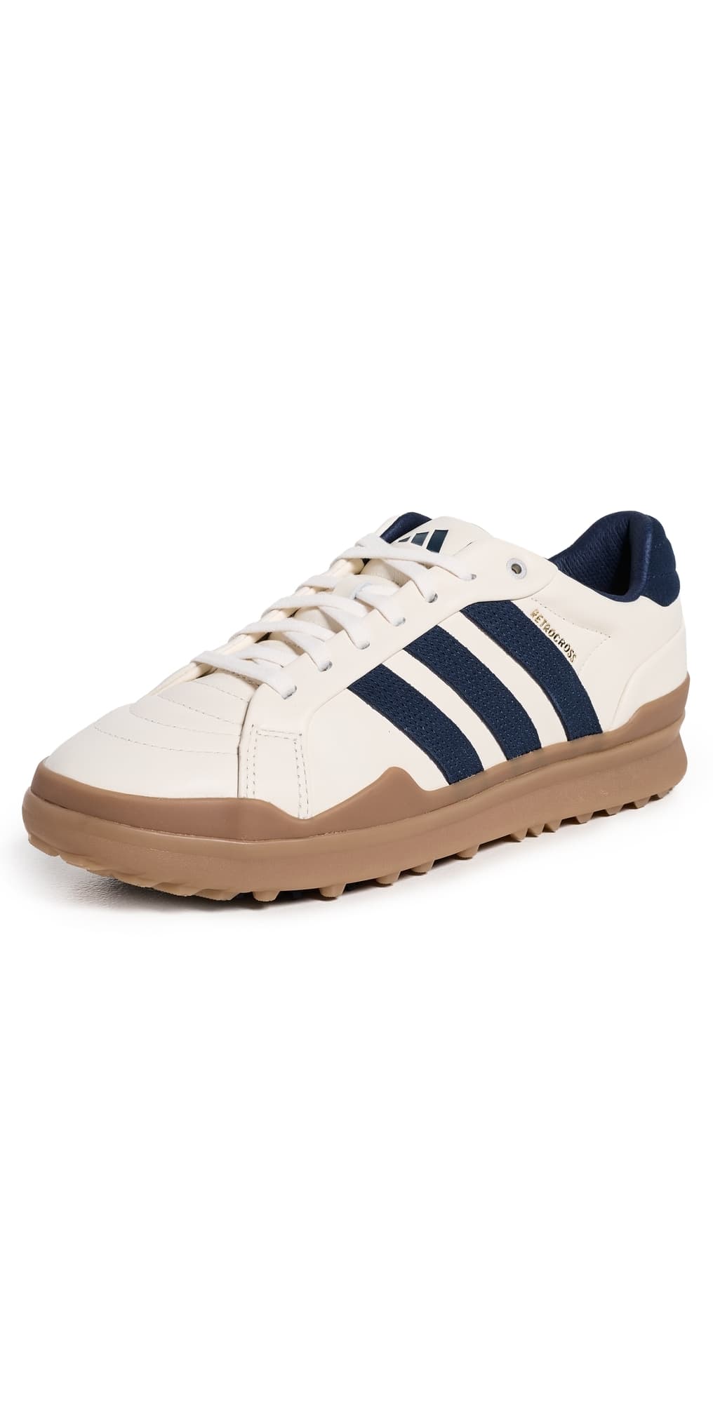Adidas Golf Retrocross Gripmore Golf Shoes White/Collegiate Navy/Gum4