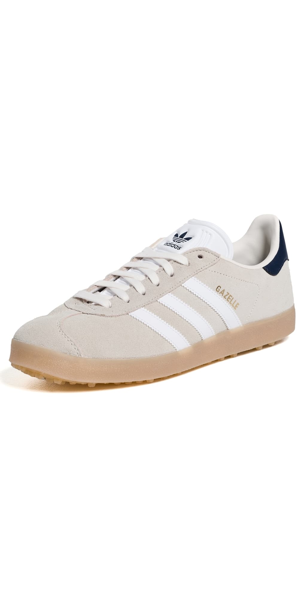 Adidas Golf Gazelle Spikeless Golf Shoes Chalk White/White/Night Indigo