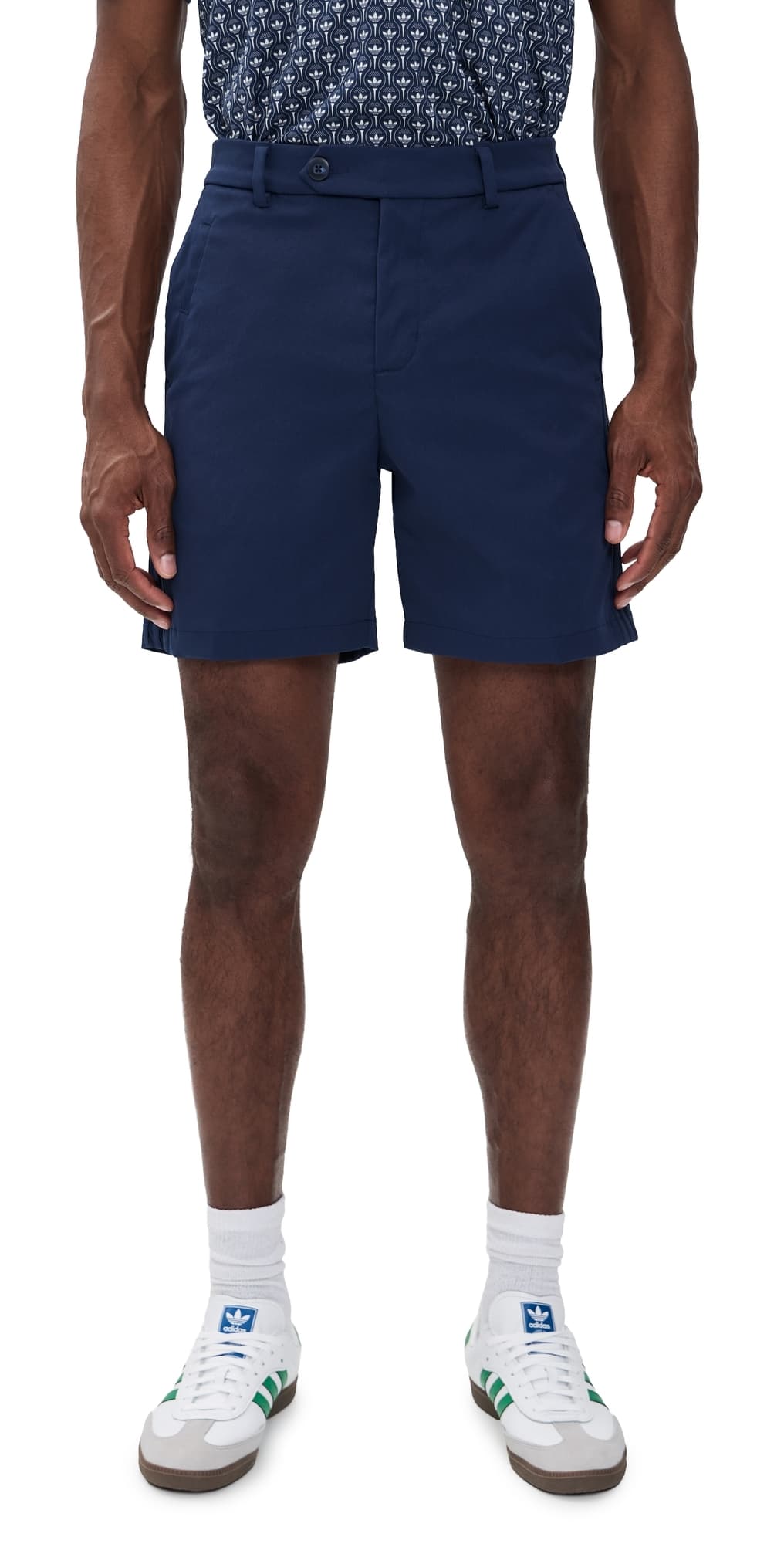 Adidas Golf Original Twist Weave Shorts 7 Night Indigo