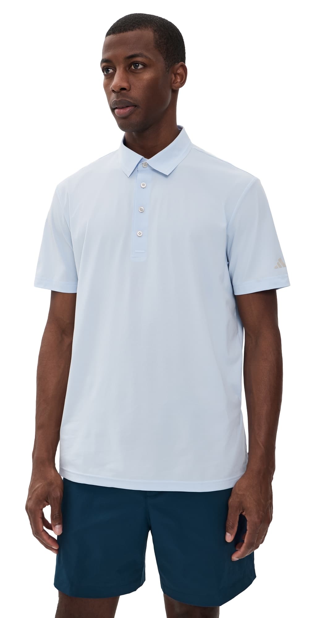 Adidas Golf Ultimate365 Tour Twistknit Polo Shirt Crystal Sky