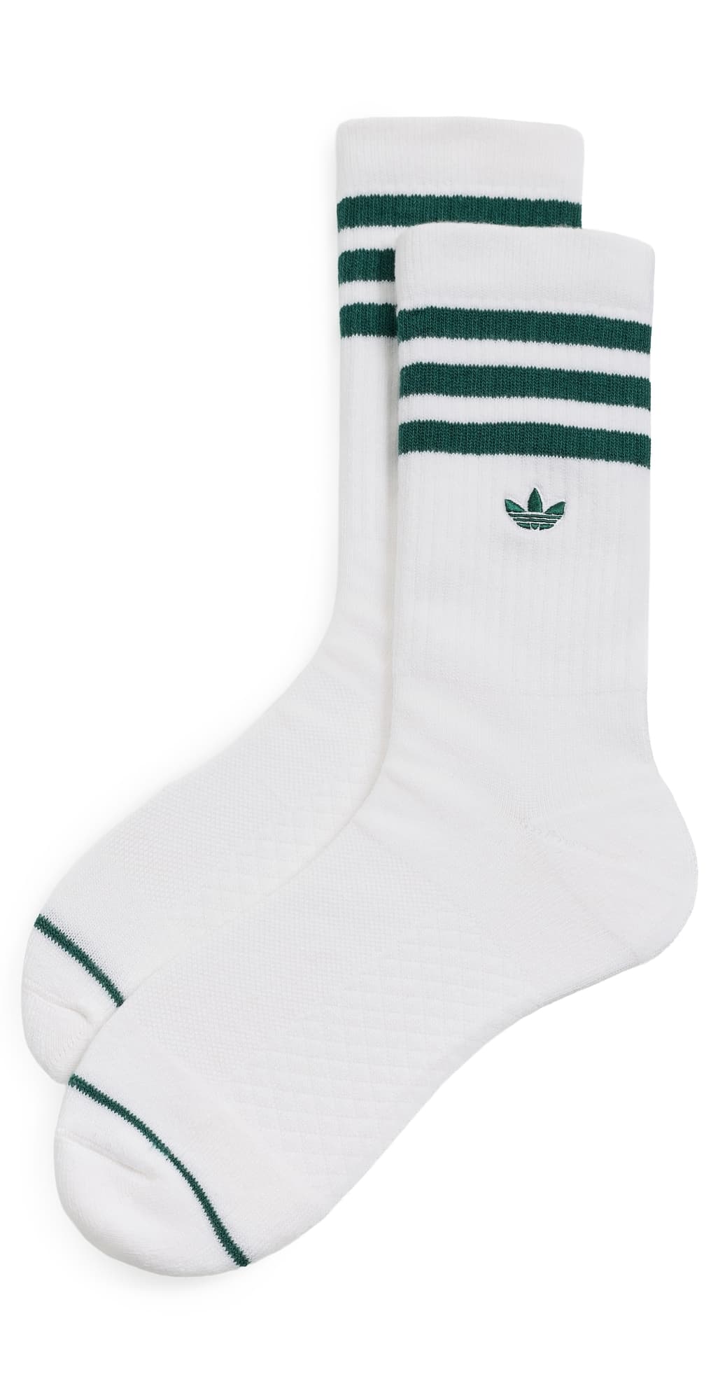 Adidas Golf Originals Crew Socks White/Collegiate Green