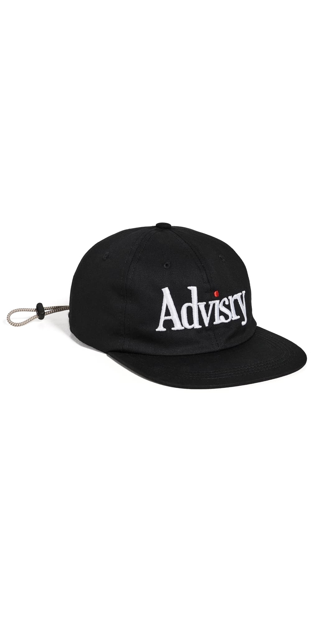 Advisry Dot Logo Cap Black · One Size