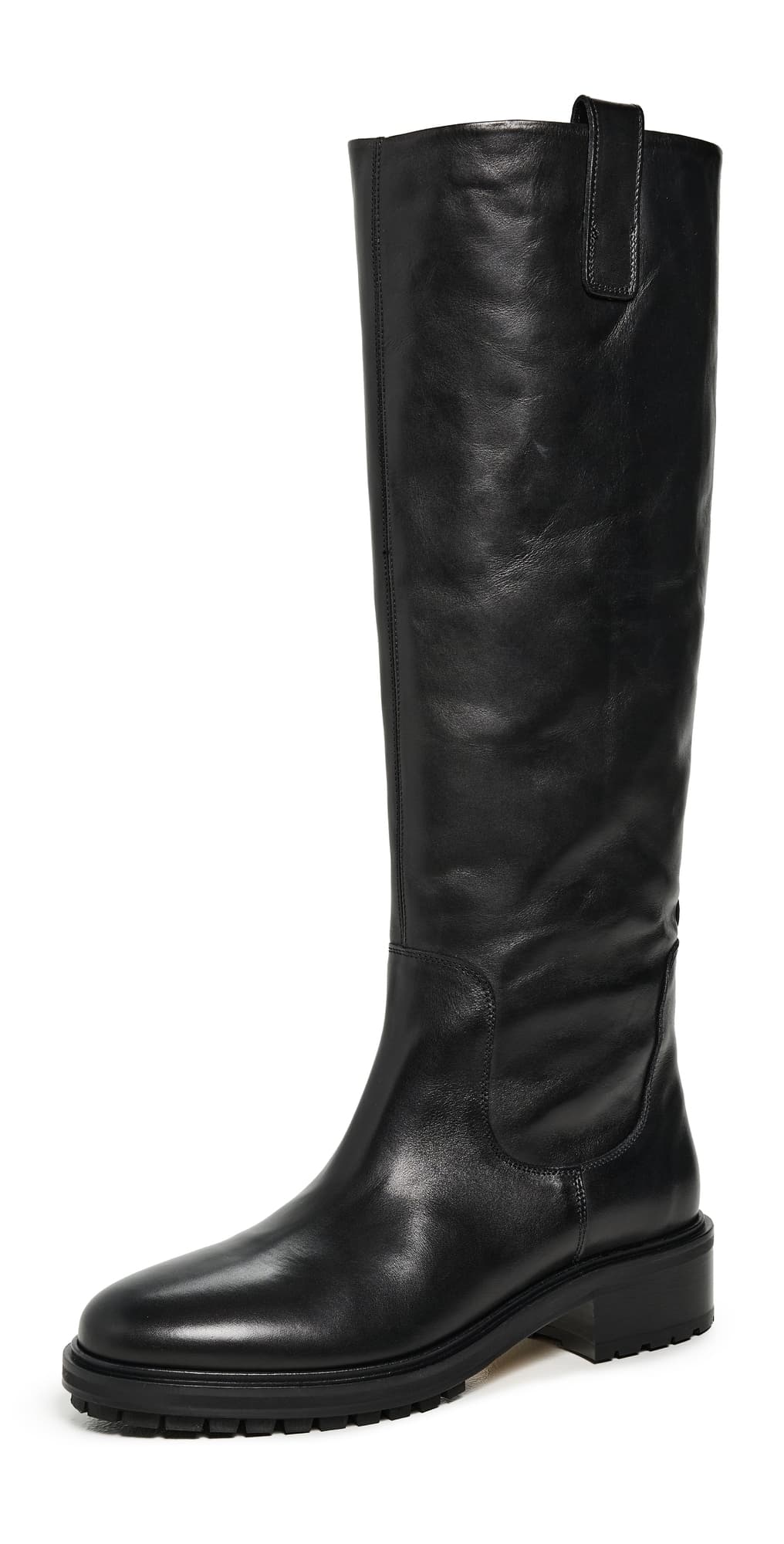 AEYDE Henry Riding Boots Black