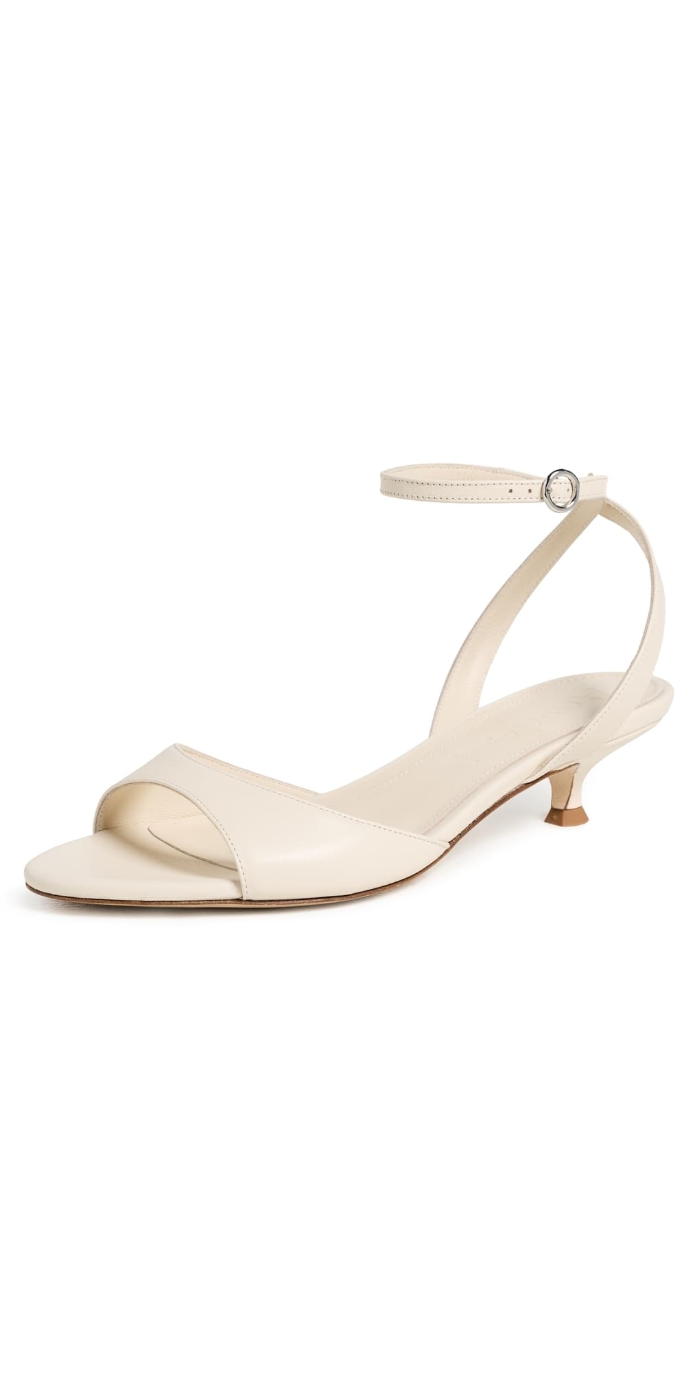 AEYDE Zelia Nappa Leather Creamy Sandals Creamy