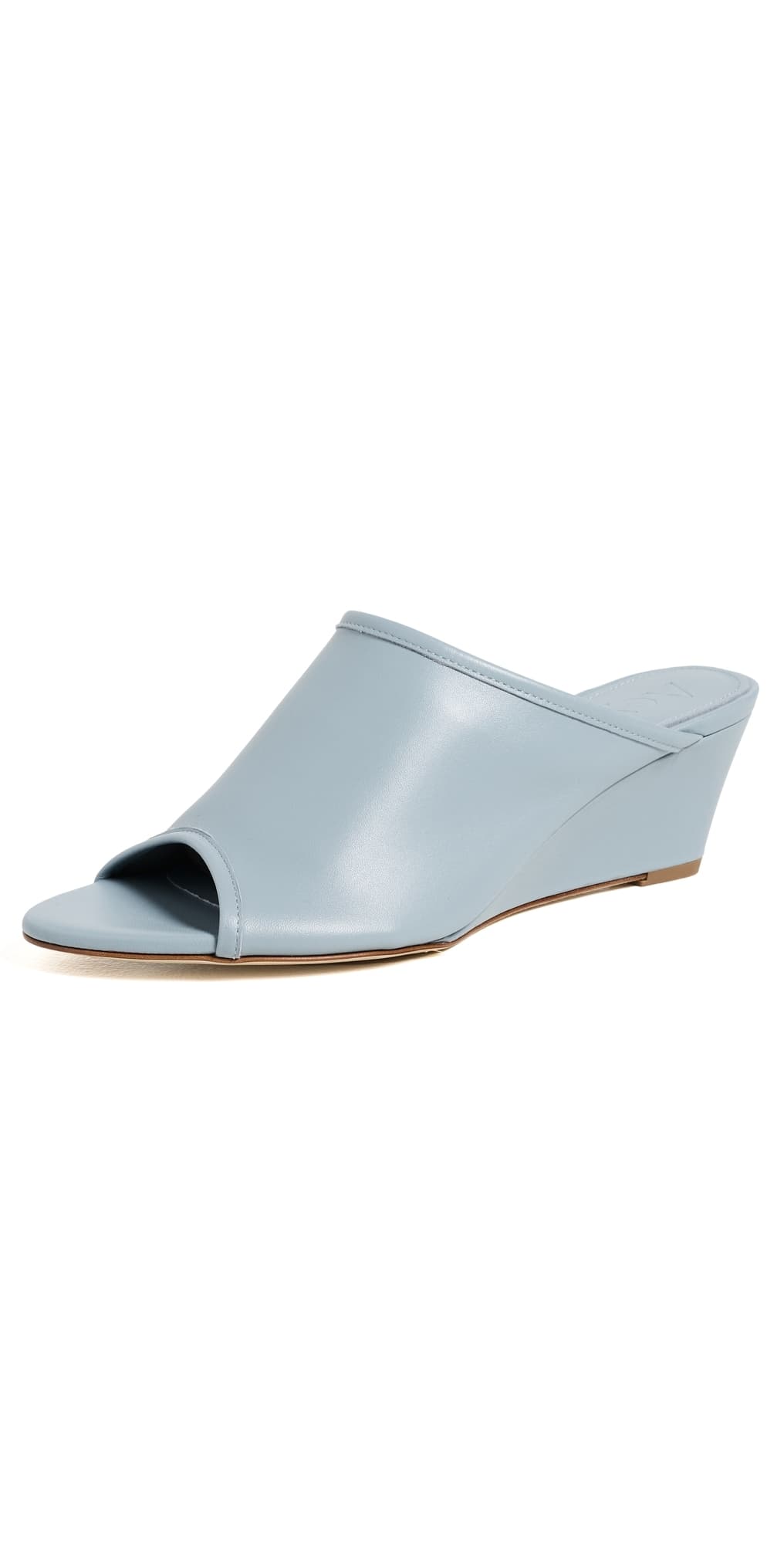 AEYDE Suzanne Nappa Leather Sandals Glass