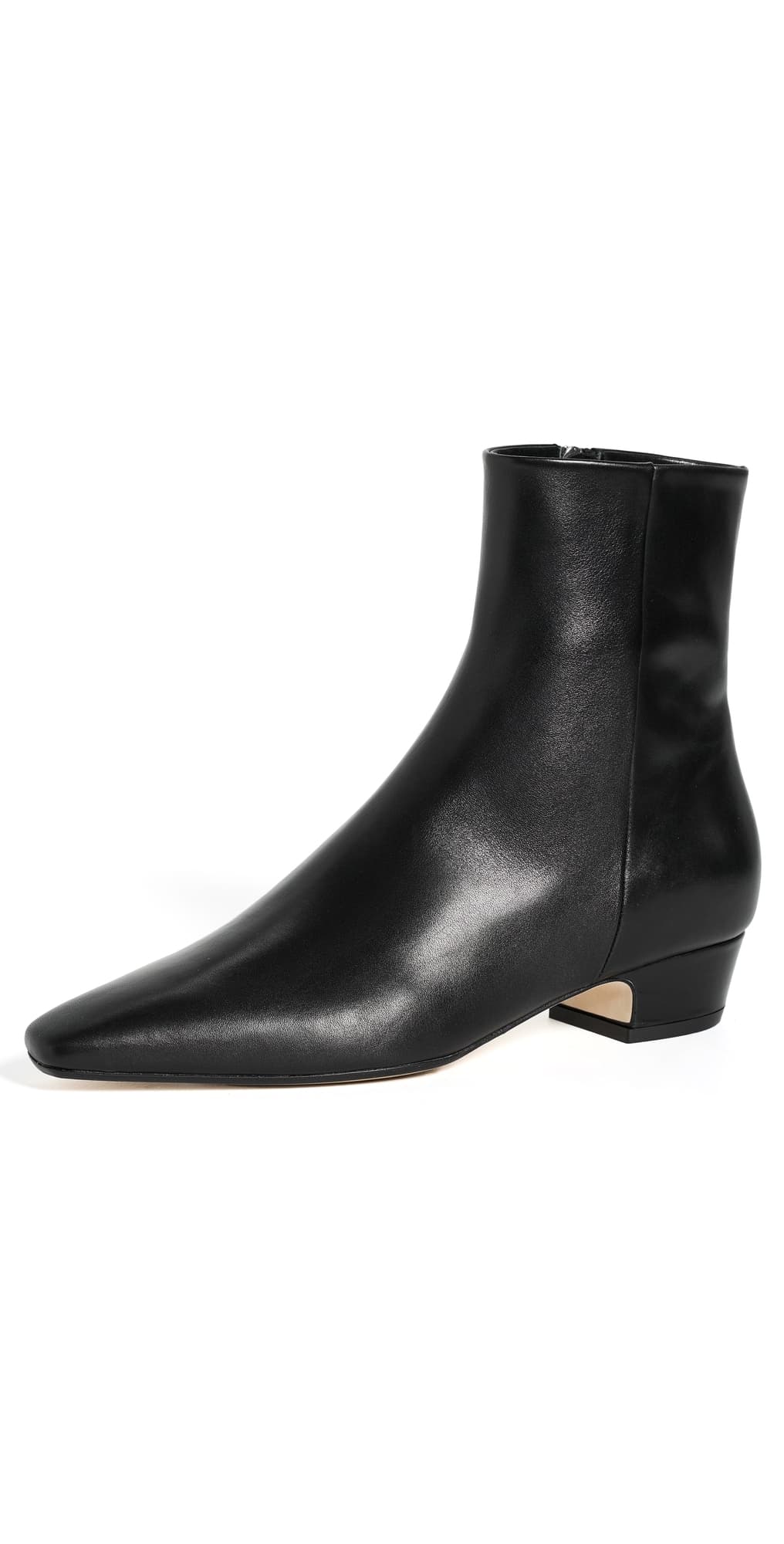 AEYDE Lilia Leather Ankle Boots Black