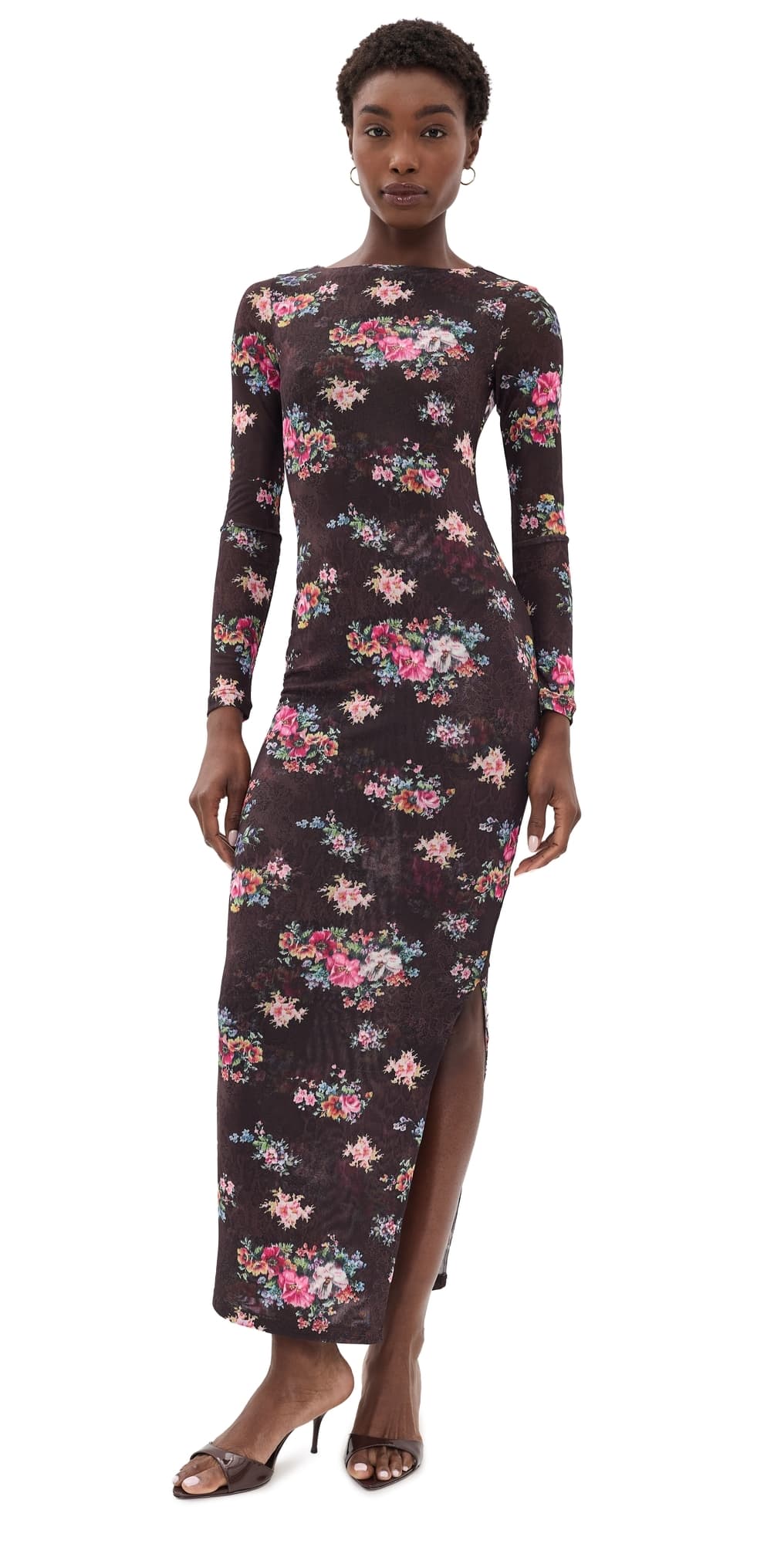 AFRM Phyll Dress Java Snake Floral