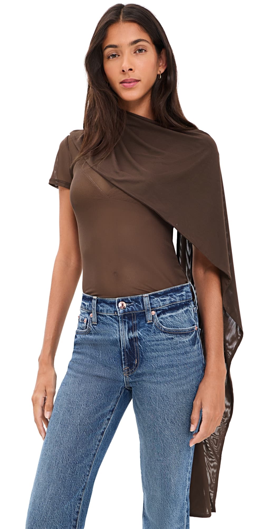 AFRM Fiona Blouse Espresso