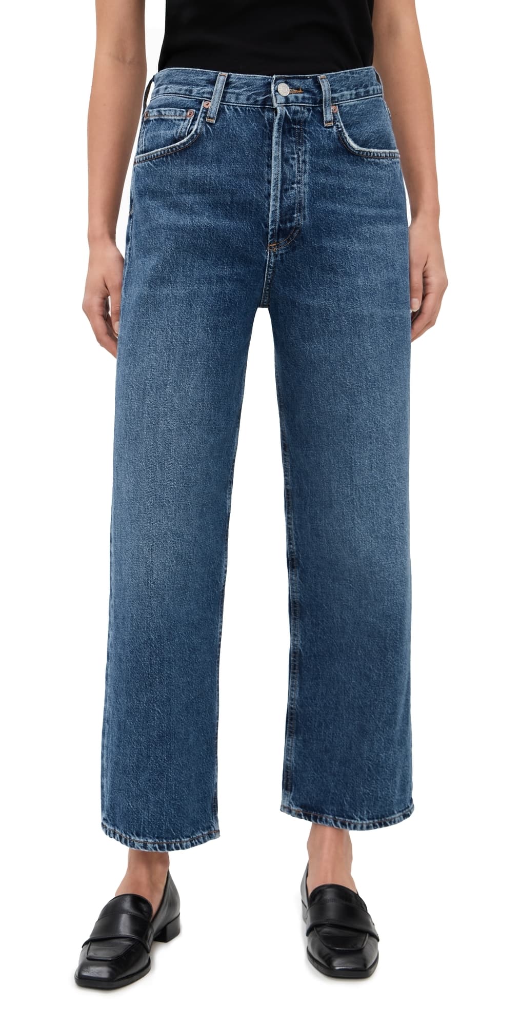 AGOLDE Ren: High Rise Wide Leg Jeans Control