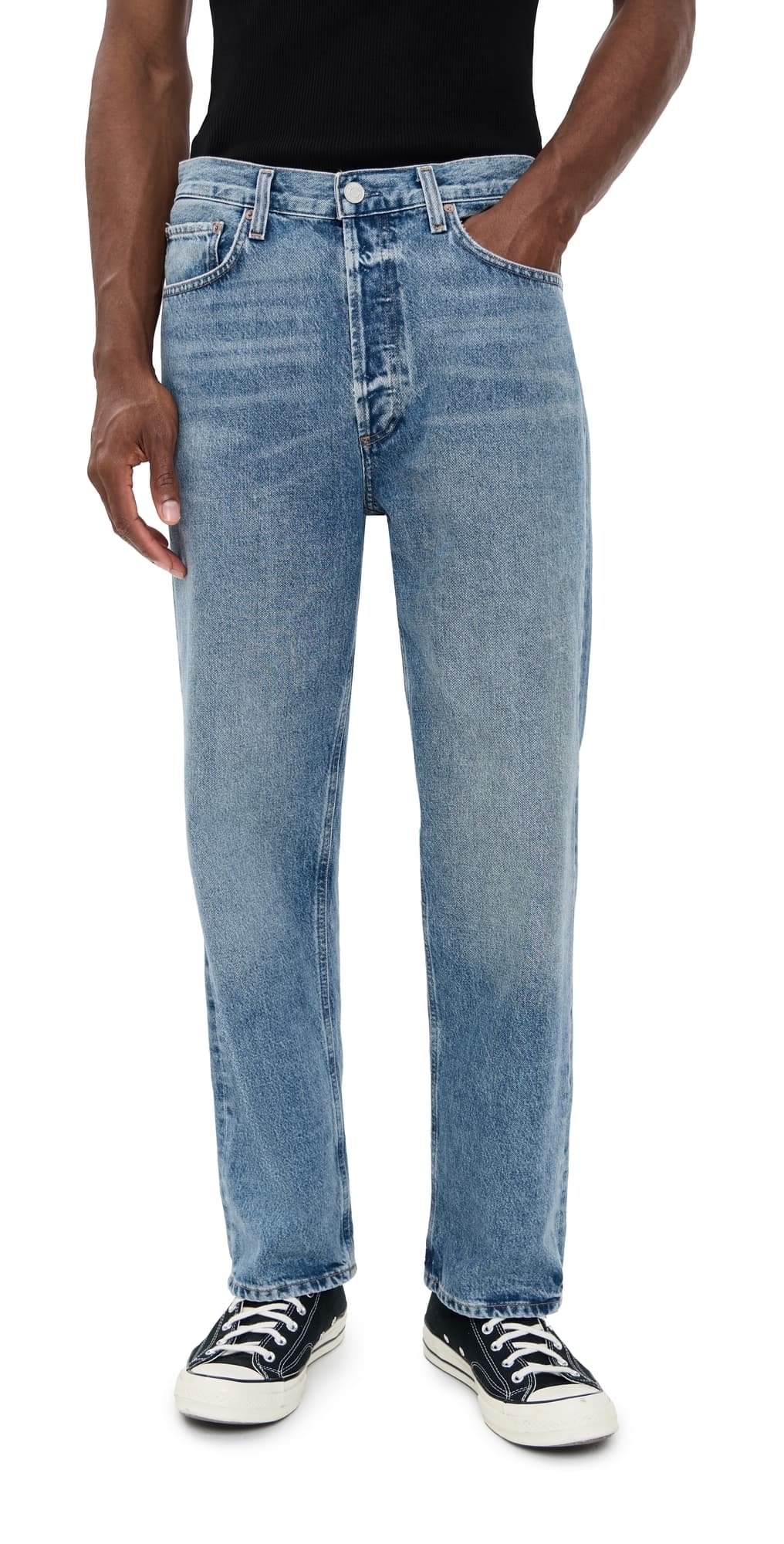 AGOLDE 90s Relaxed Straight Leg Jeans - 30 Friction