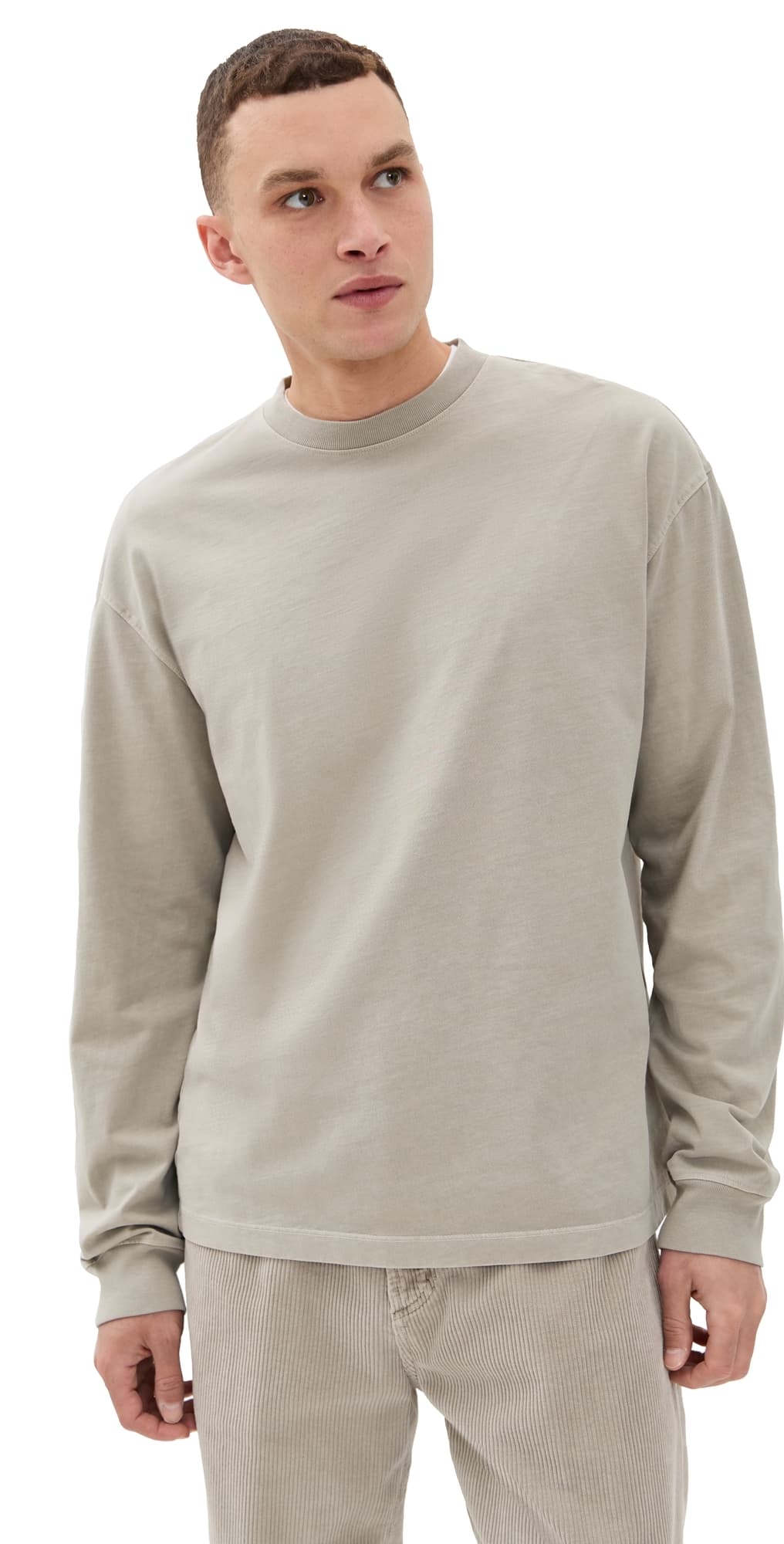 AGOLDE Long Sleeve Asha Tee Wicker