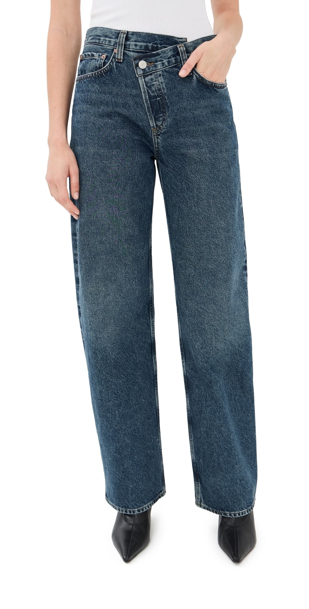 AGOLDE Arc Criss Cross Jeans Form